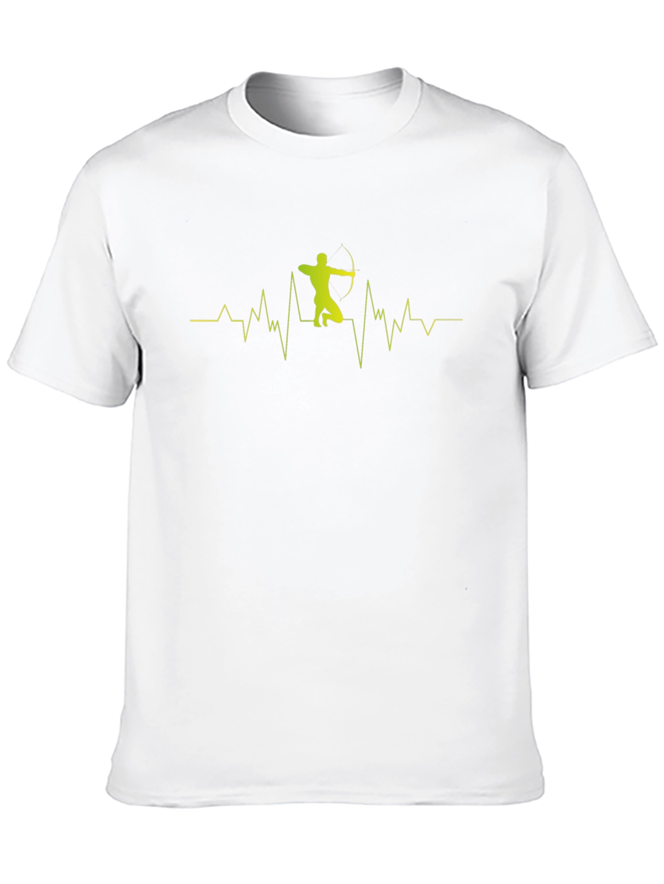 Archery Heartbeat T-Shirt - Black Cotton Tee