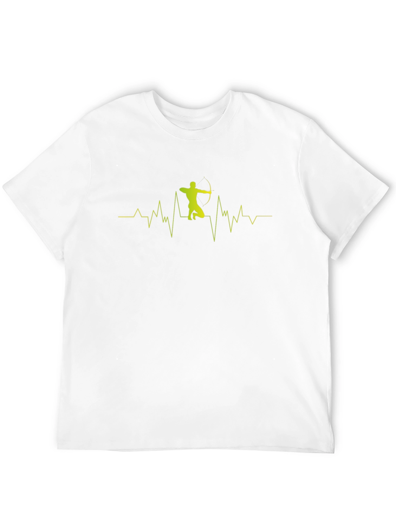 Archery Heartbeat T-Shirt - Black Cotton Tee