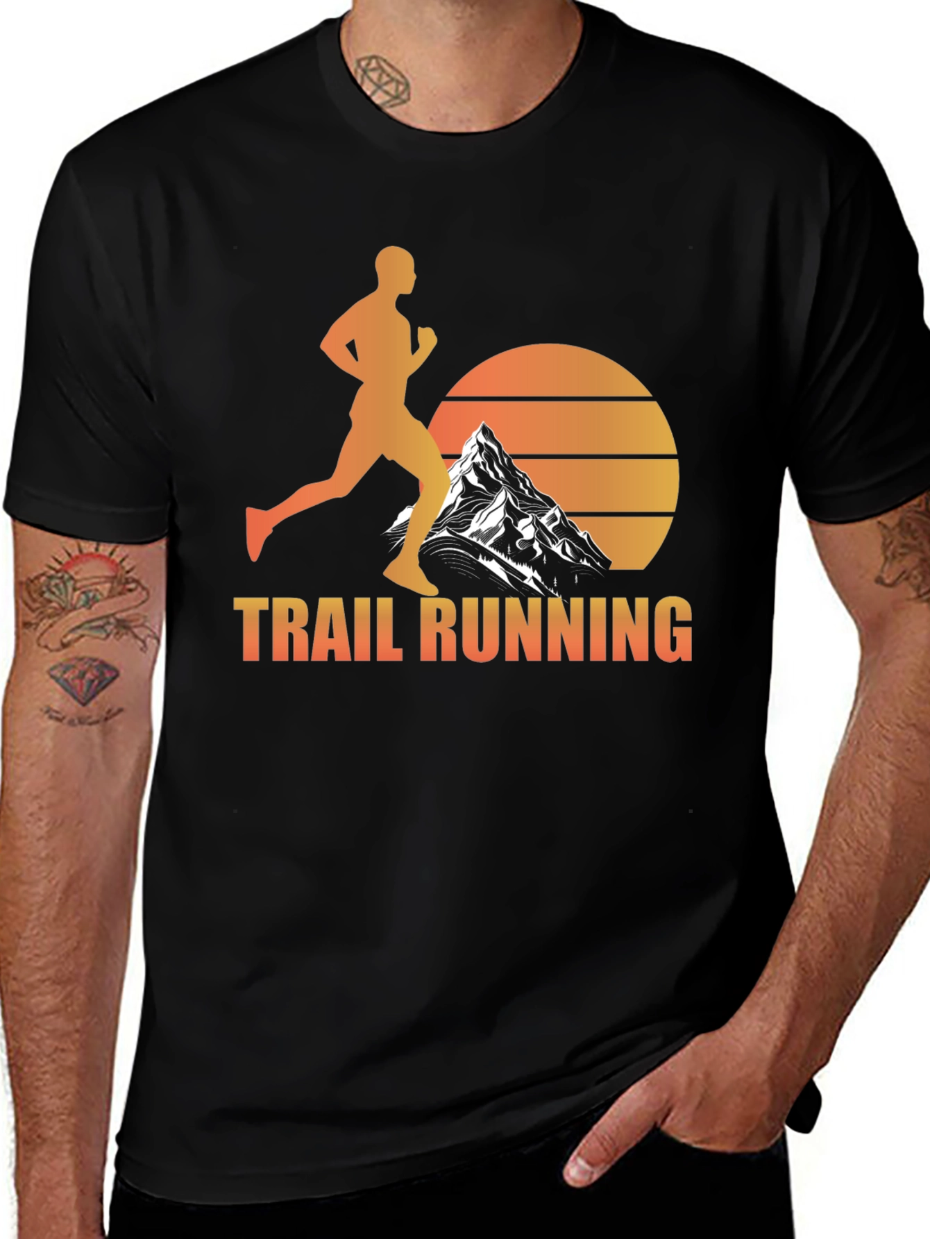 Trail Running T-Shirt - Mountain Runner Graphic Tee