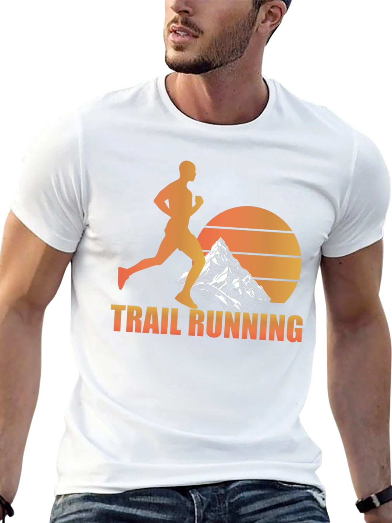 Trail Running T-Shirt - Mountain Runner Graphic Tee