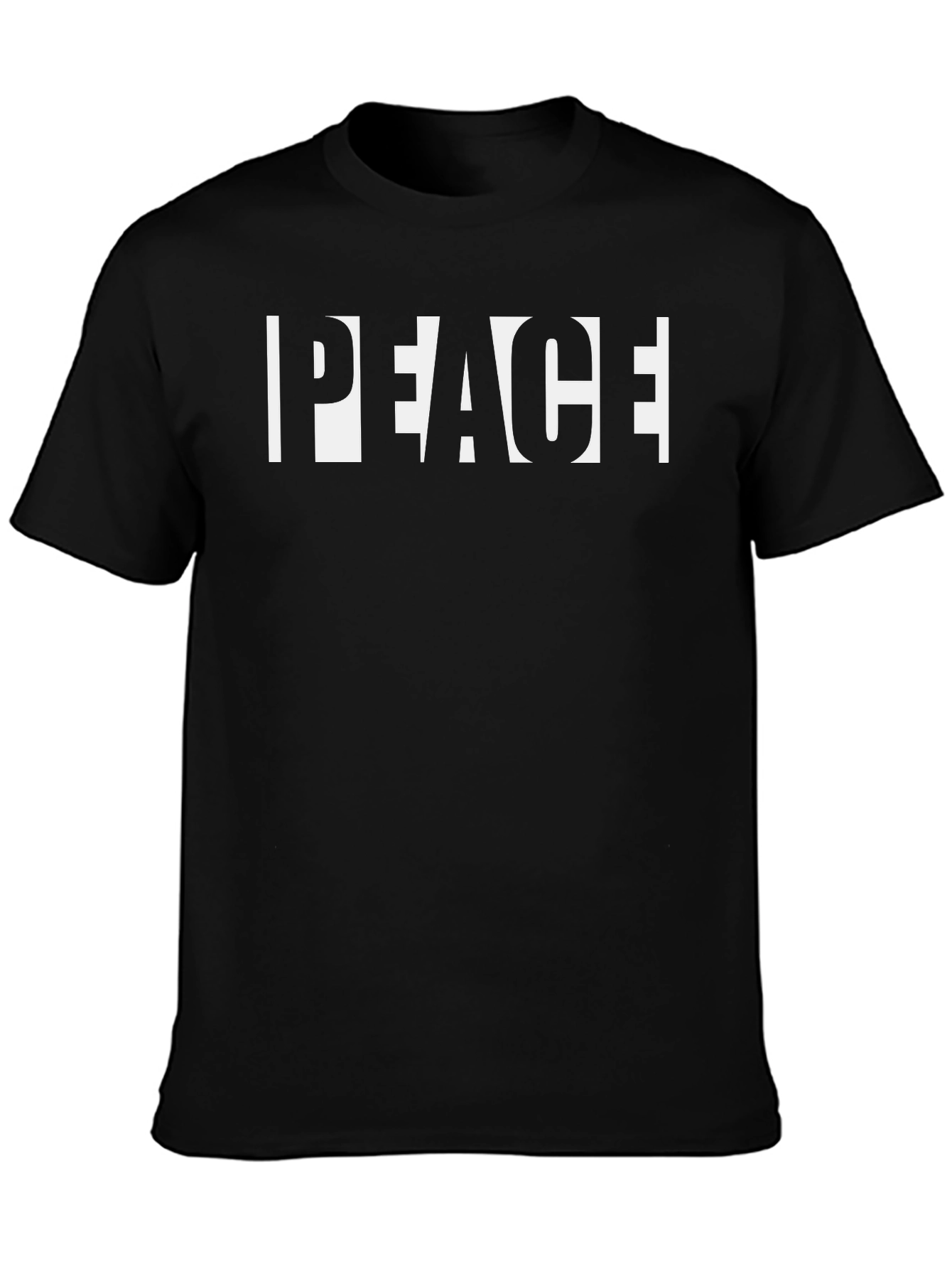 Peace Graphic Tee - Black