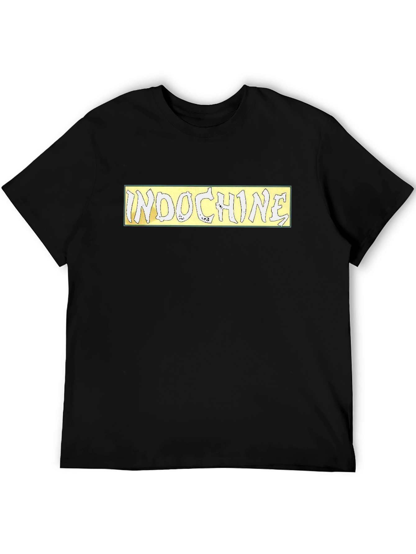 Indochine Band Logo Black T-Shirt