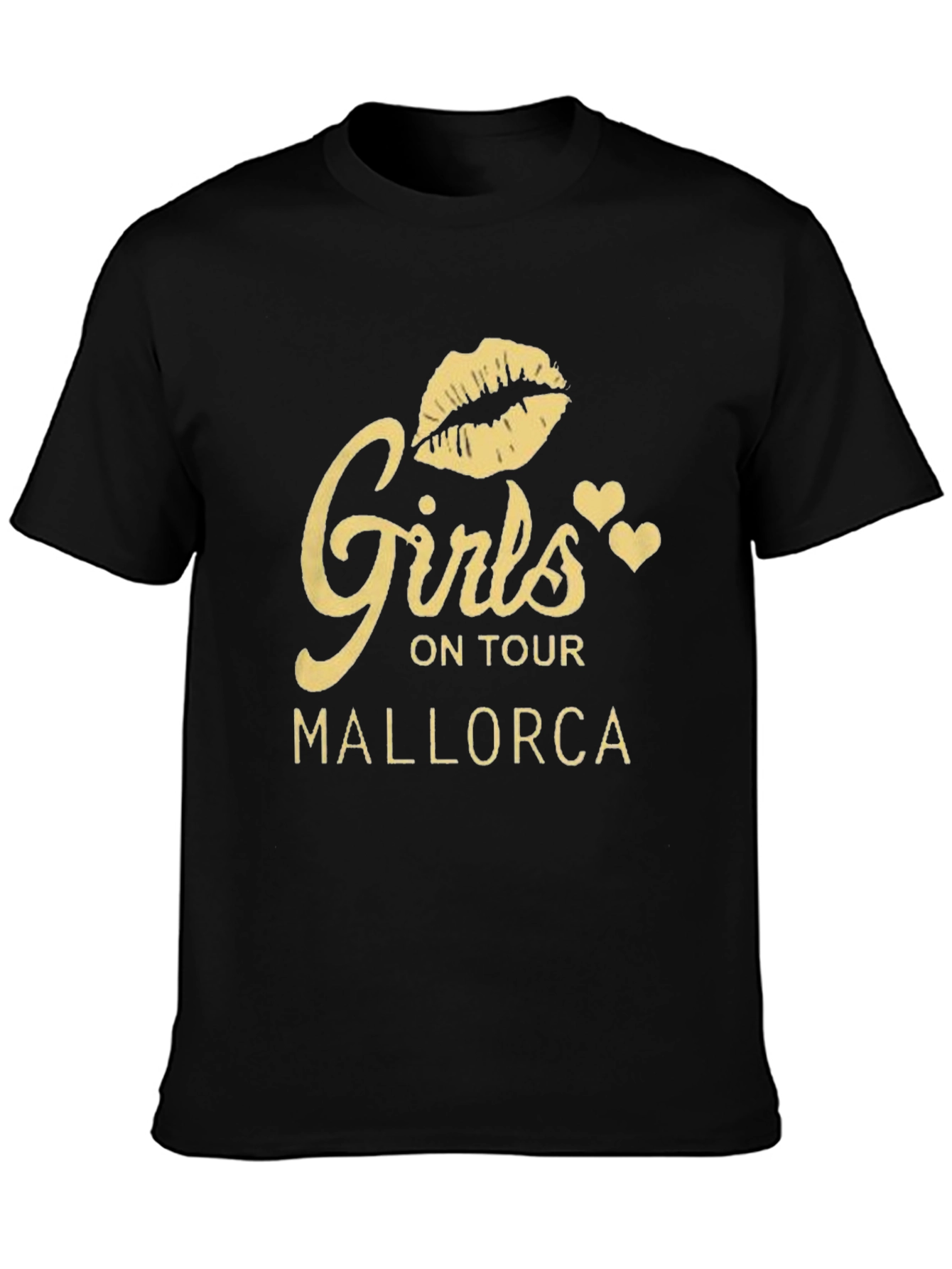 Girls On Tour Mallorca Black T-Shirt