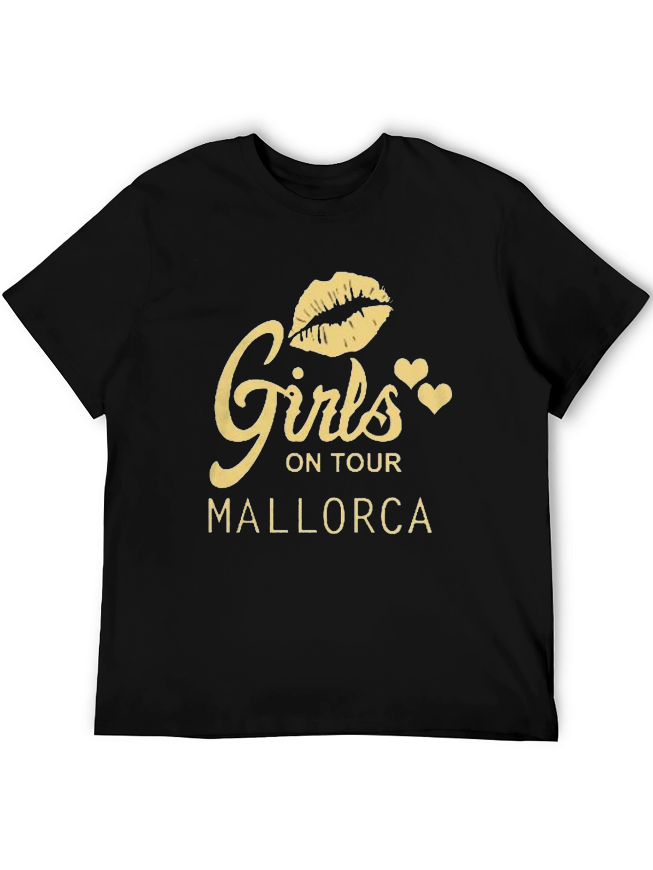 Girls On Tour Mallorca Black T-Shirt
