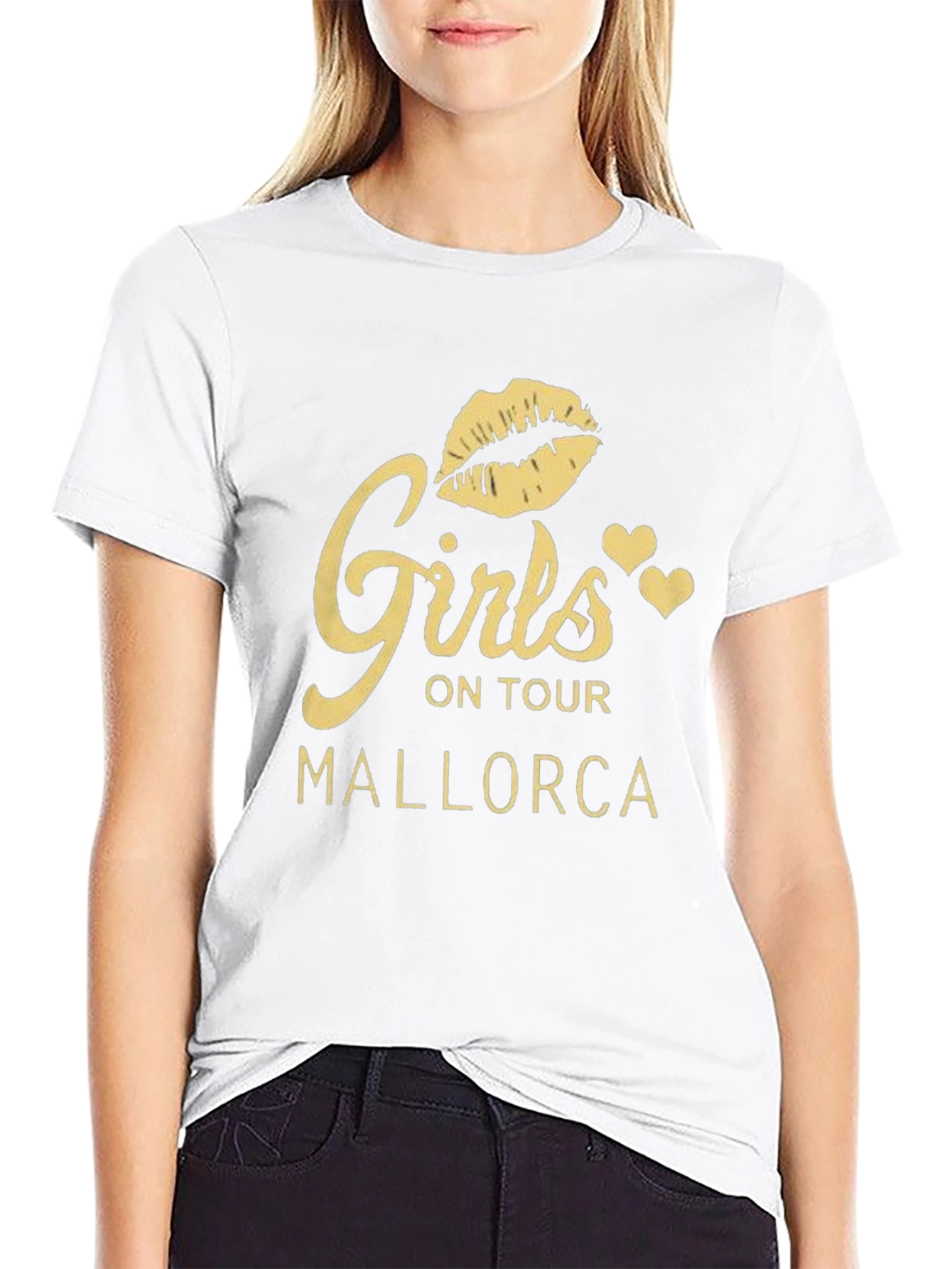 Girls On Tour Mallorca Black T-Shirt