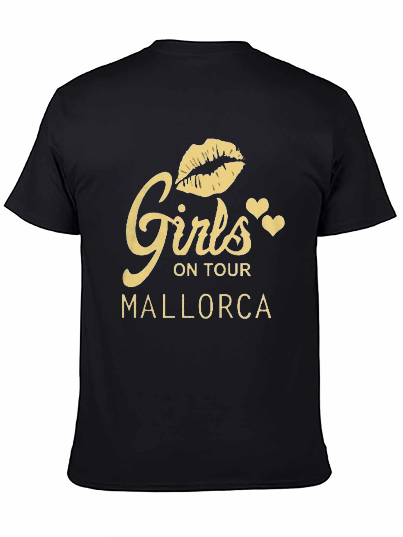 Girls On Tour Mallorca Black T-Shirt