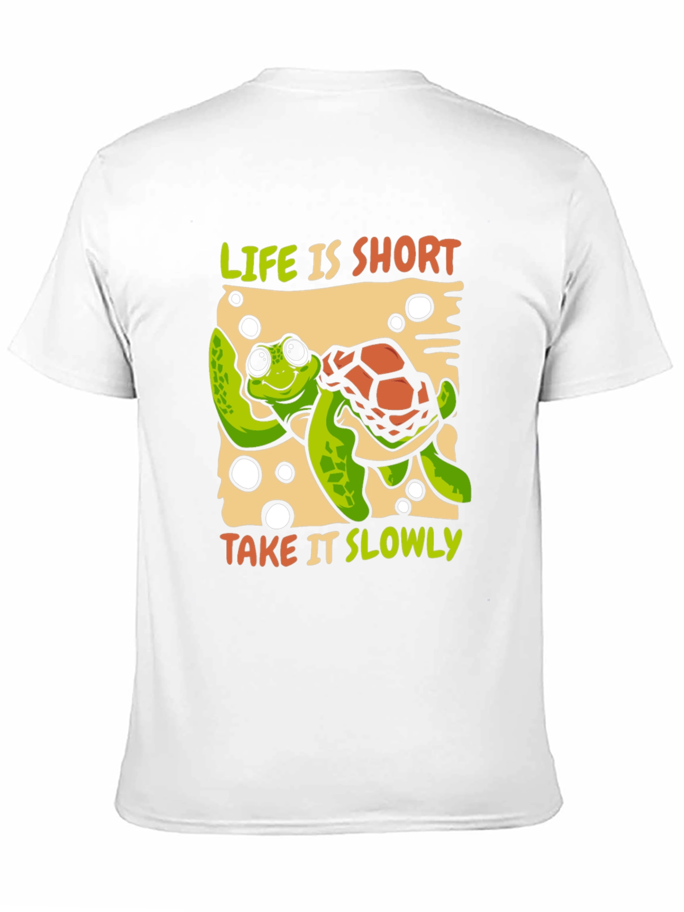 Life is Short Take it Slowly Turtle T-Shirt