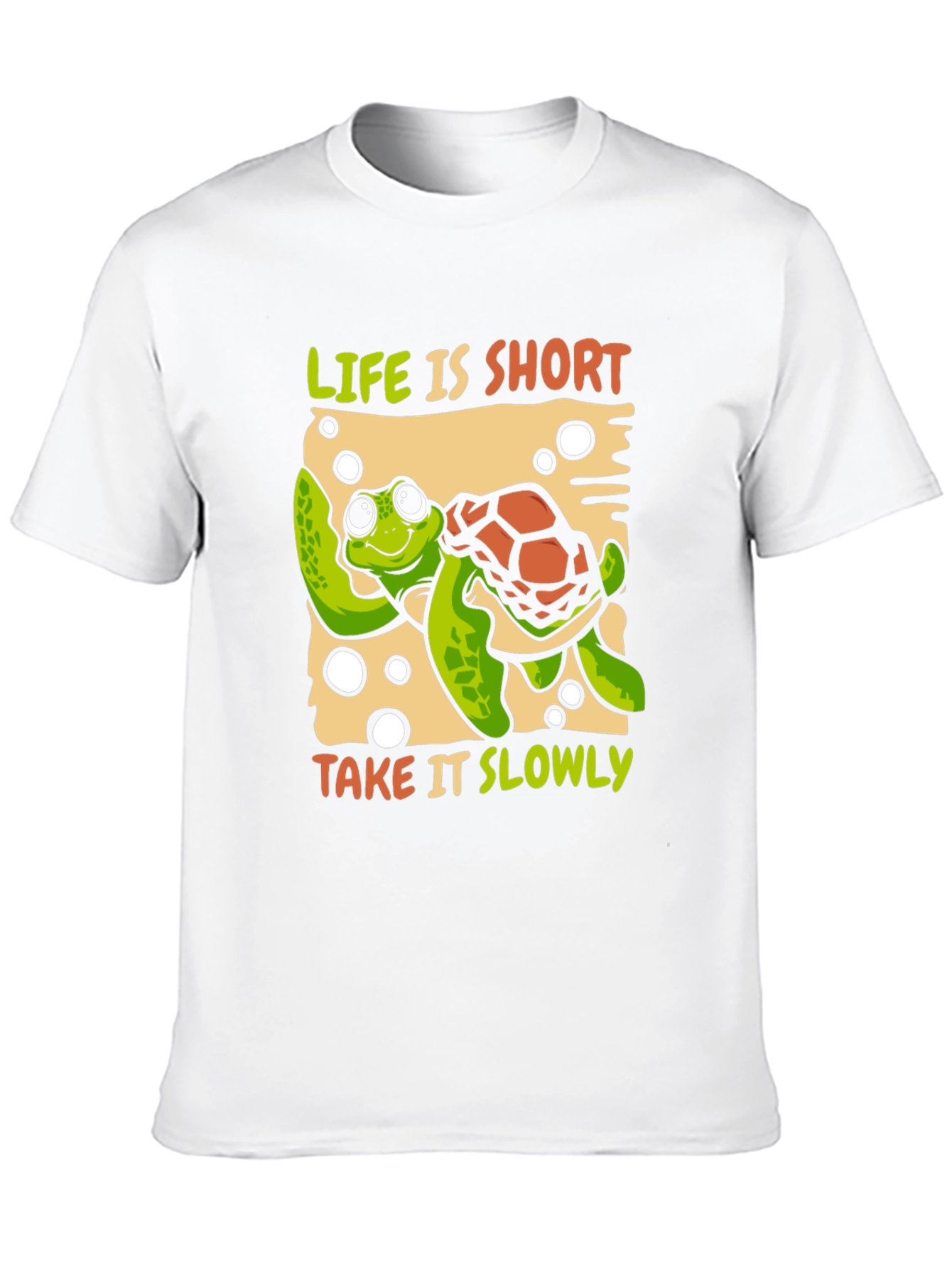 Life is Short Take it Slowly Turtle T-Shirt