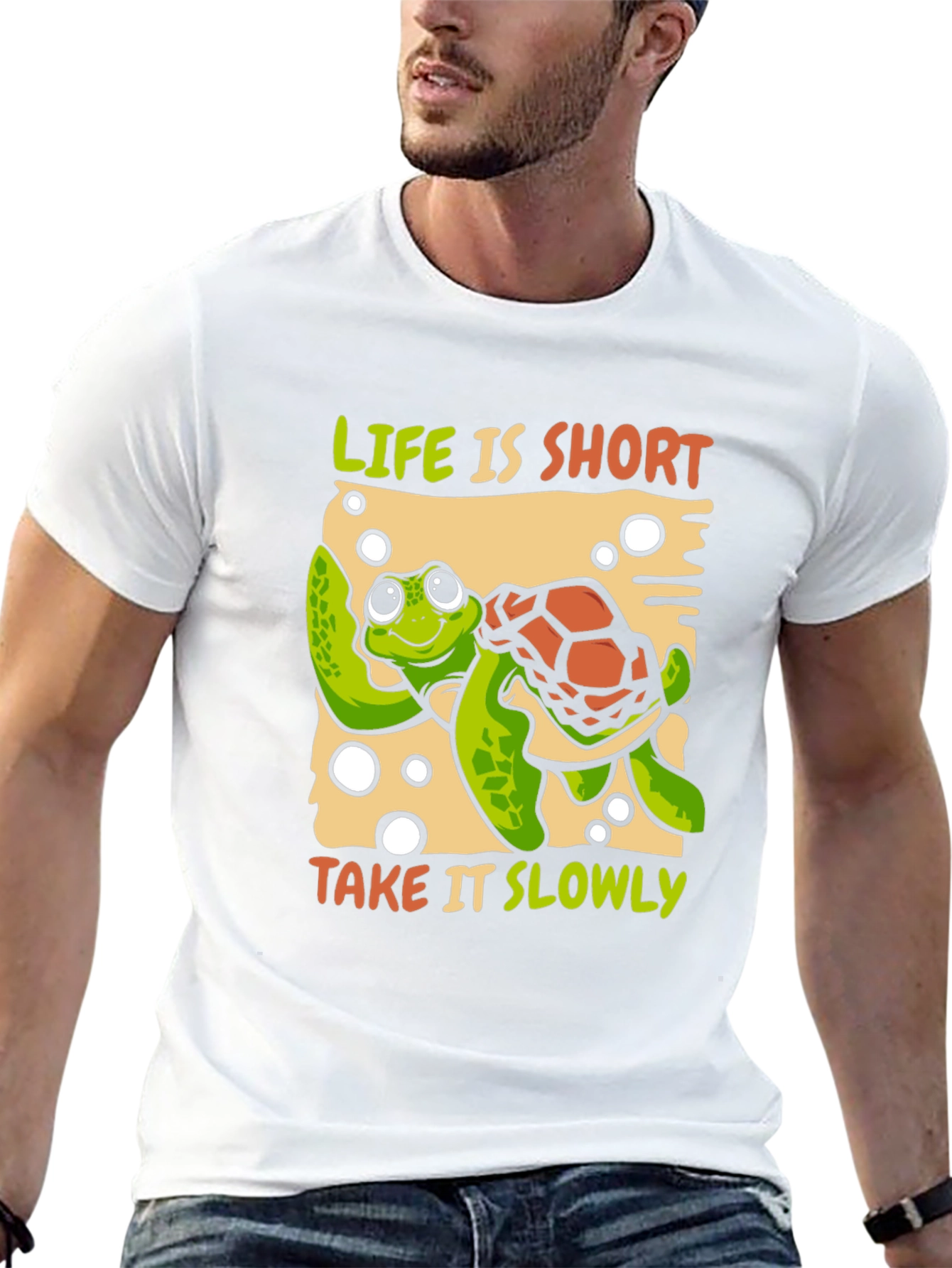 Life is Short Take it Slowly Turtle T-Shirt