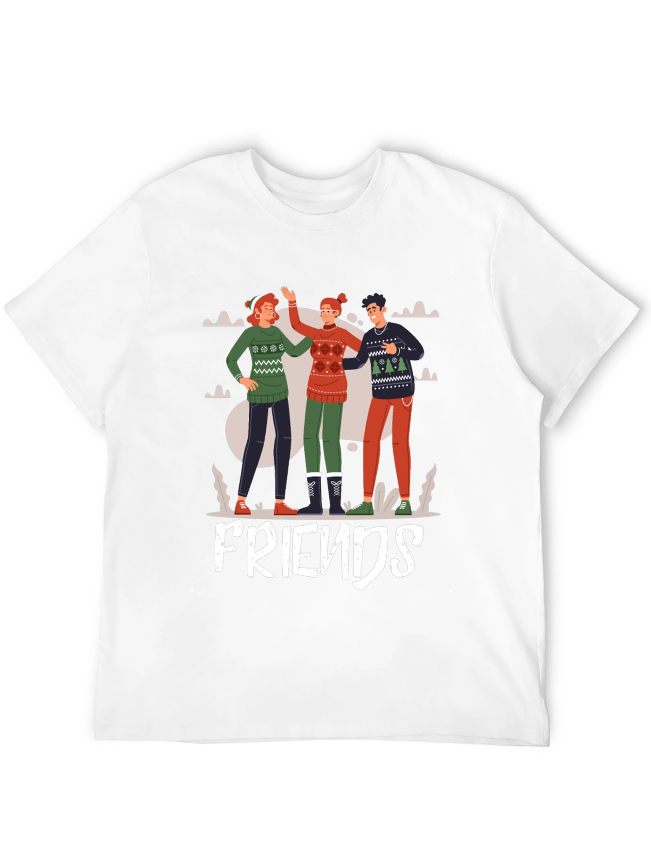 Festive Friends Graphic Tee