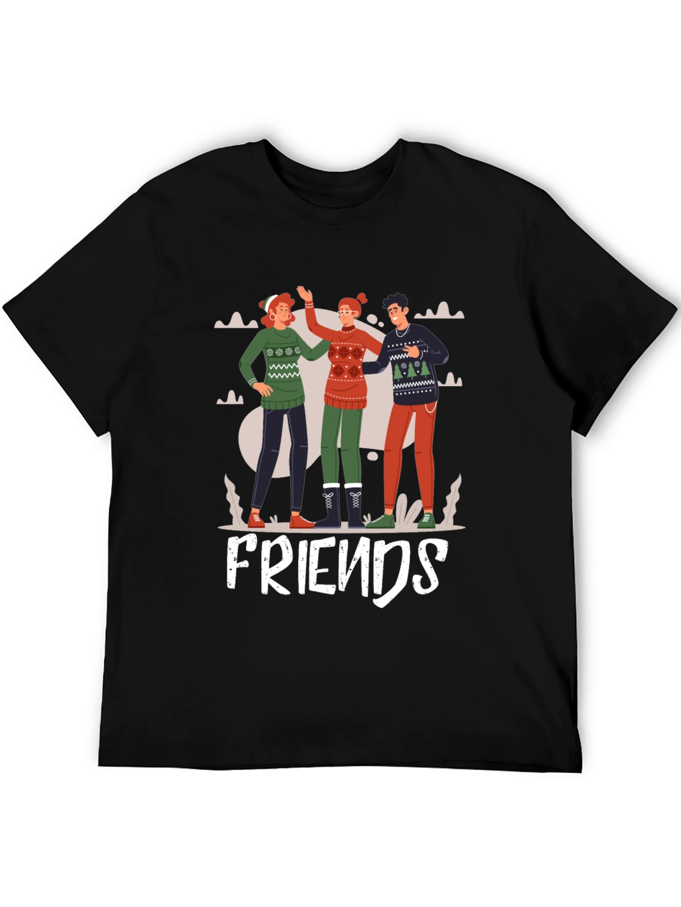 Festive Friends Graphic Tee