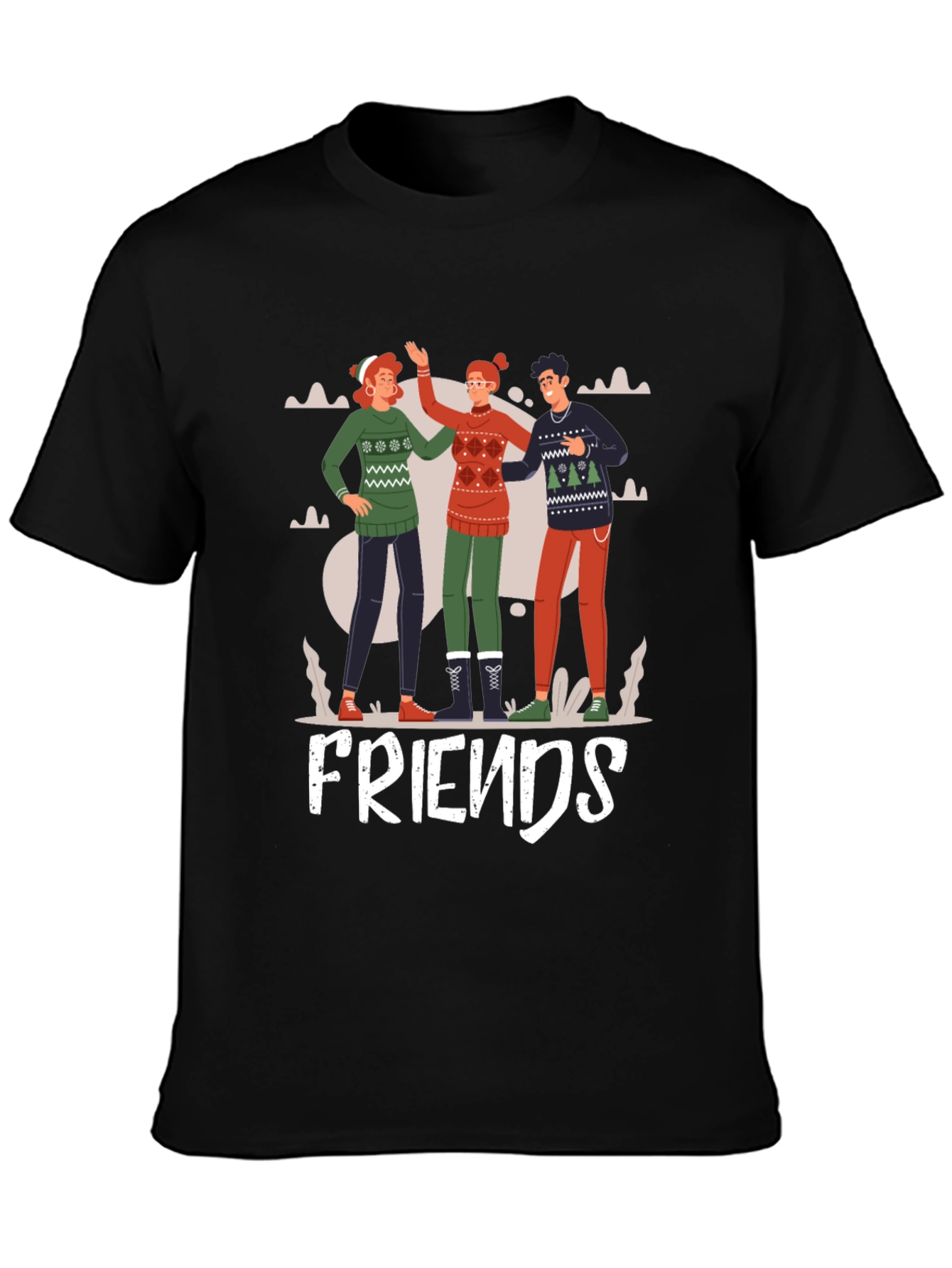 Festive Friends Graphic Tee