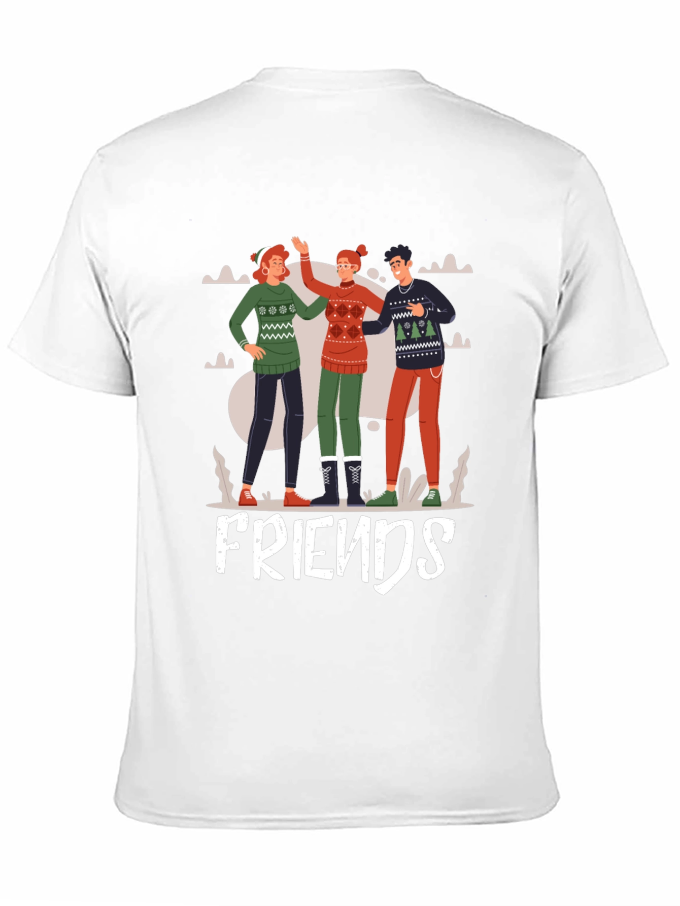 Festive Friends Graphic Tee