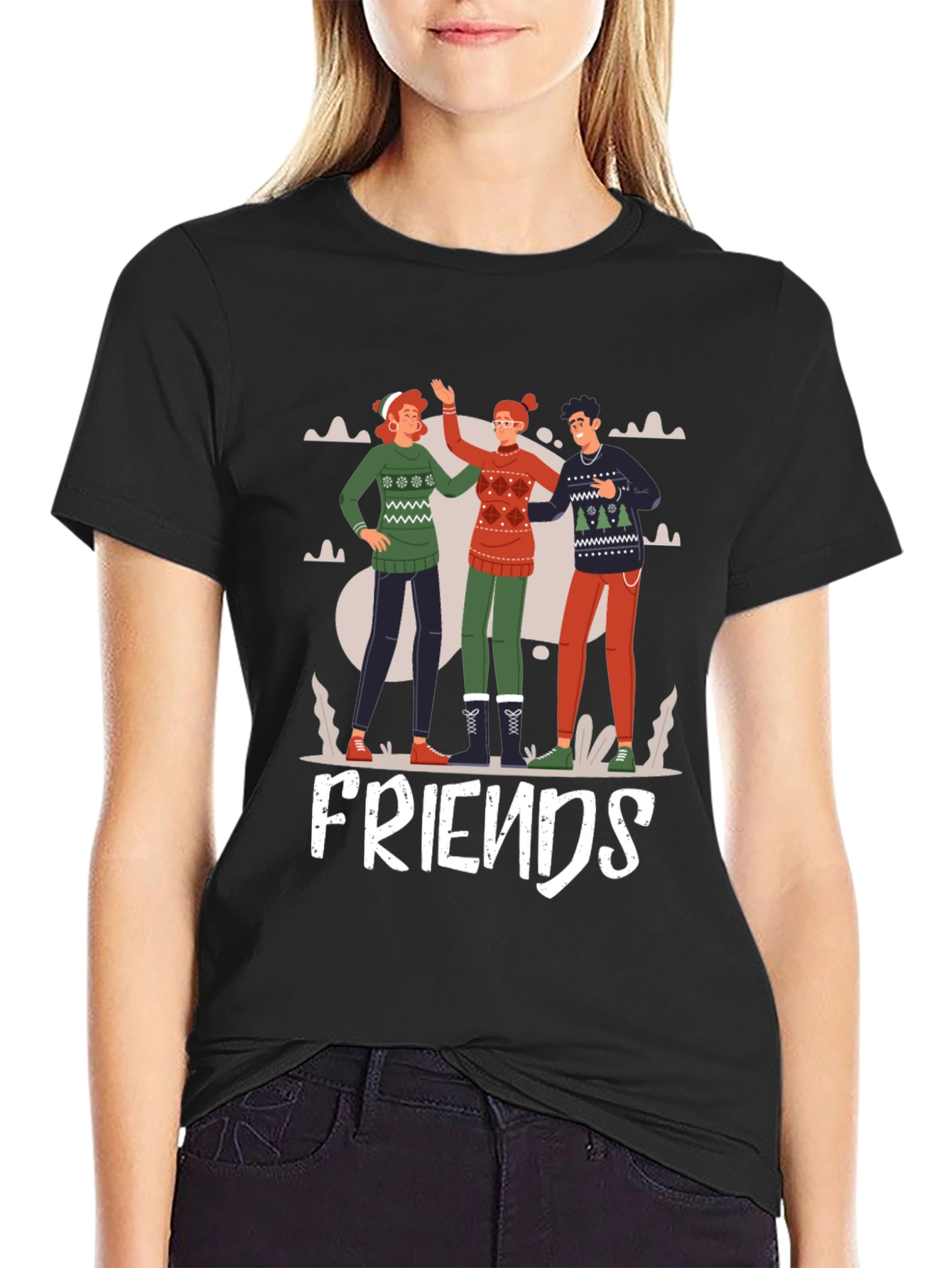 Festive Friends Graphic Tee