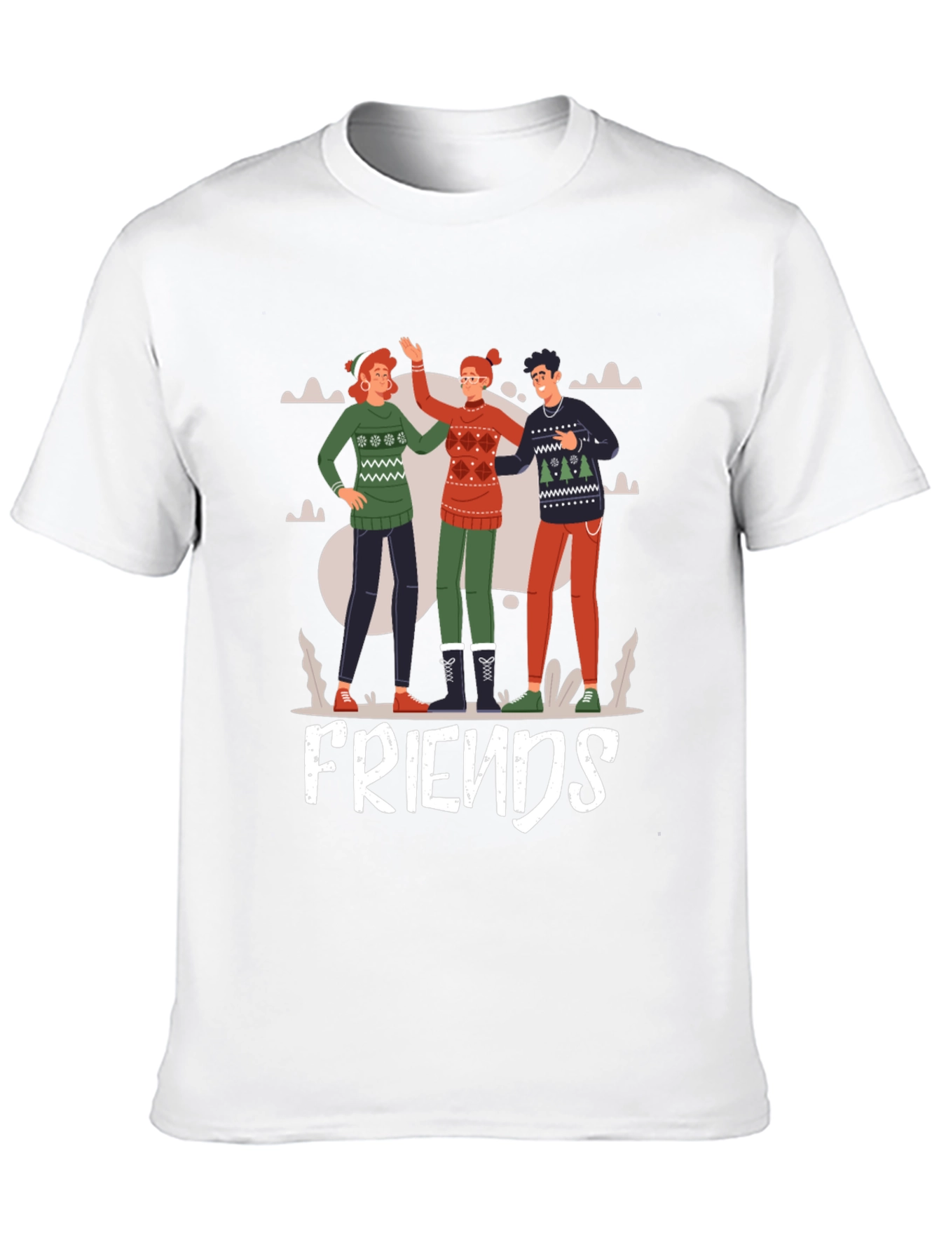 Festive Friends Graphic Tee