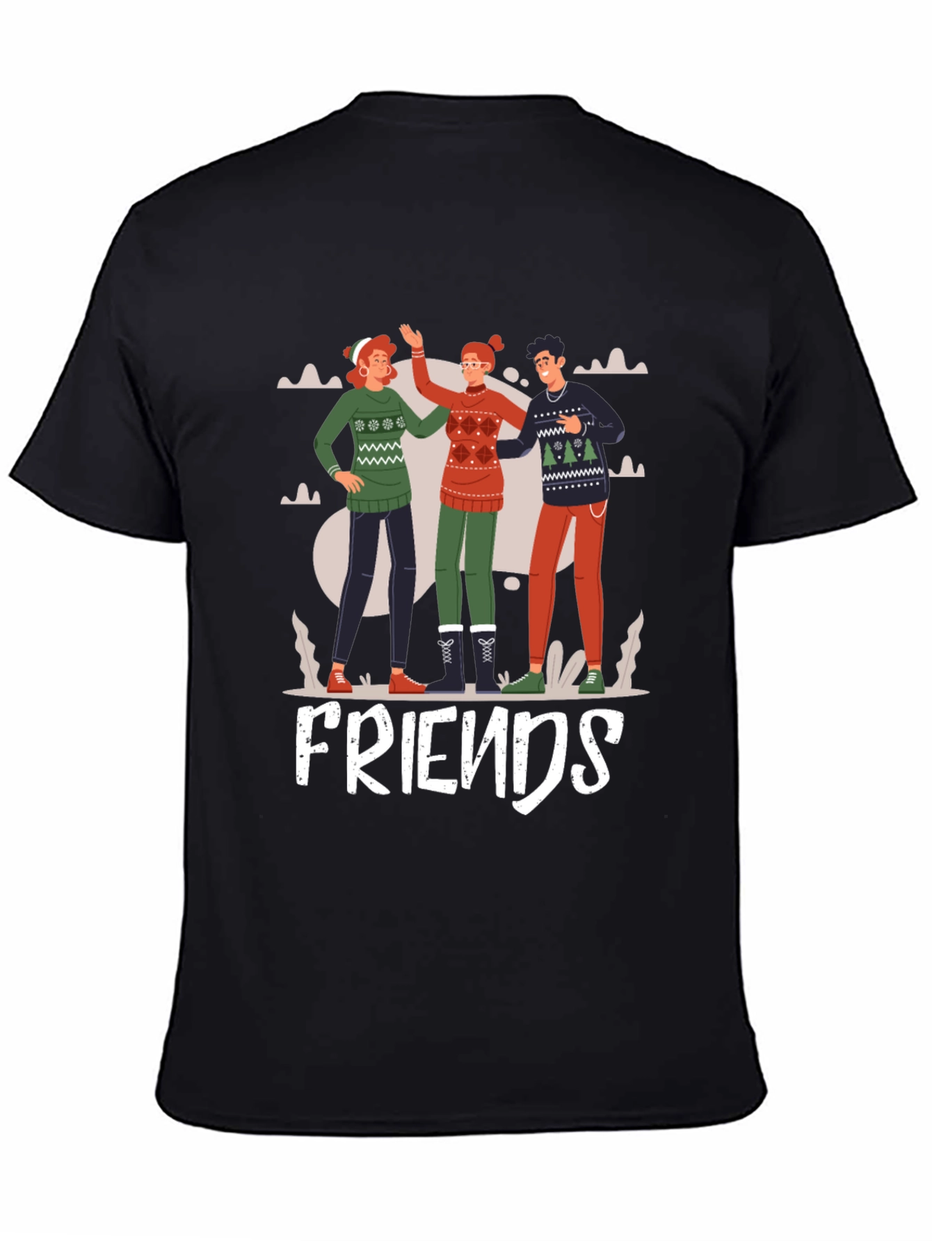Festive Friends Graphic Tee
