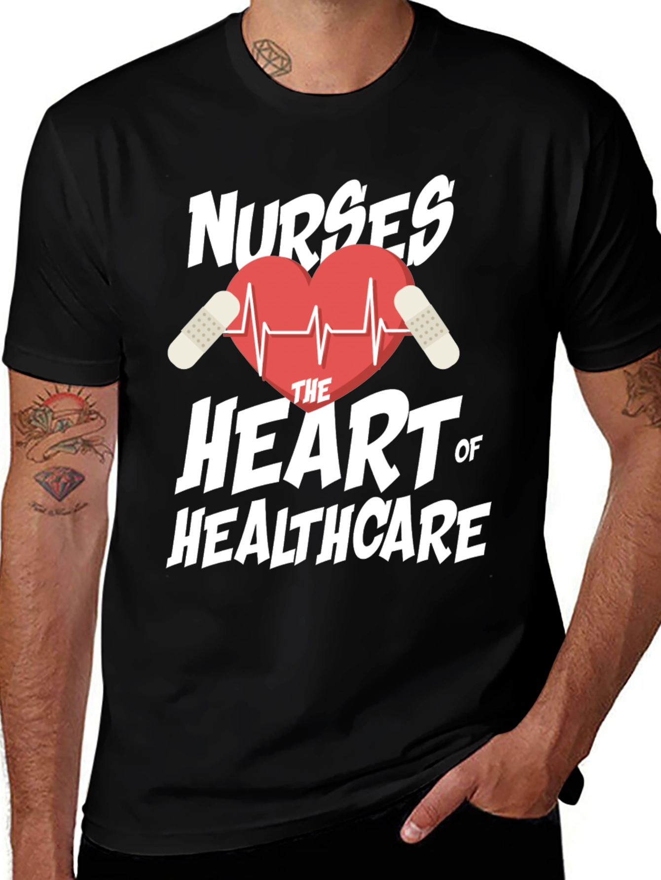 Nurses Heart of Healthcare T-Shirt