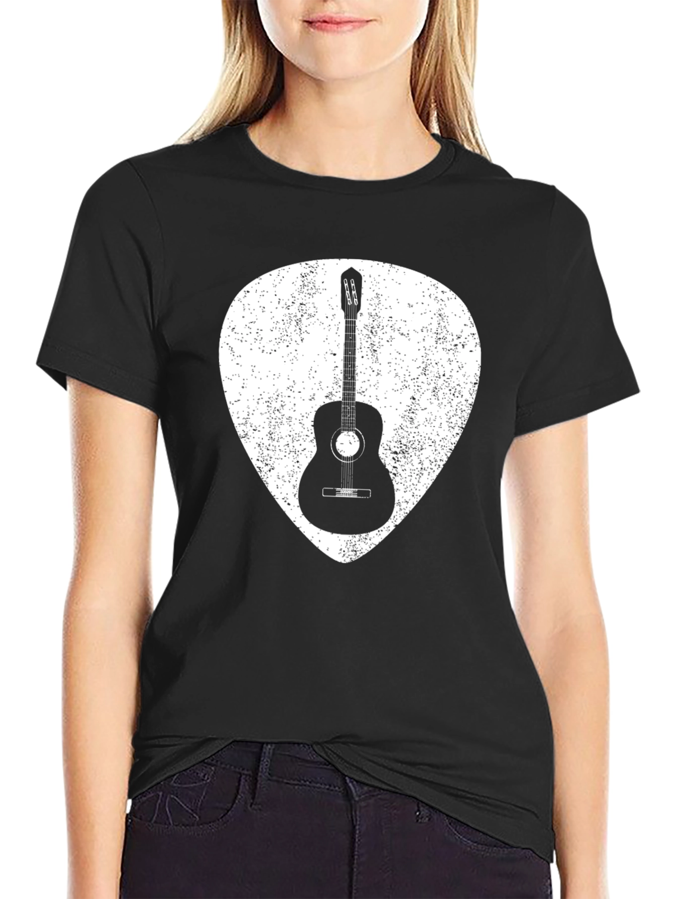 Guitar Pick T-Shirt - Acoustic Instrument Graphic Tee