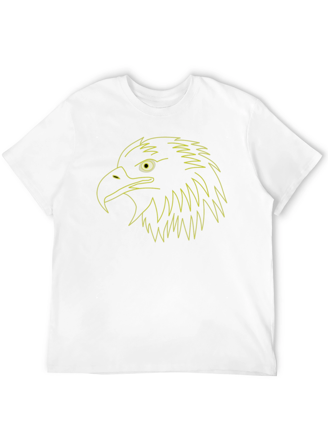 Eagle Outline Graphic Tee - Black