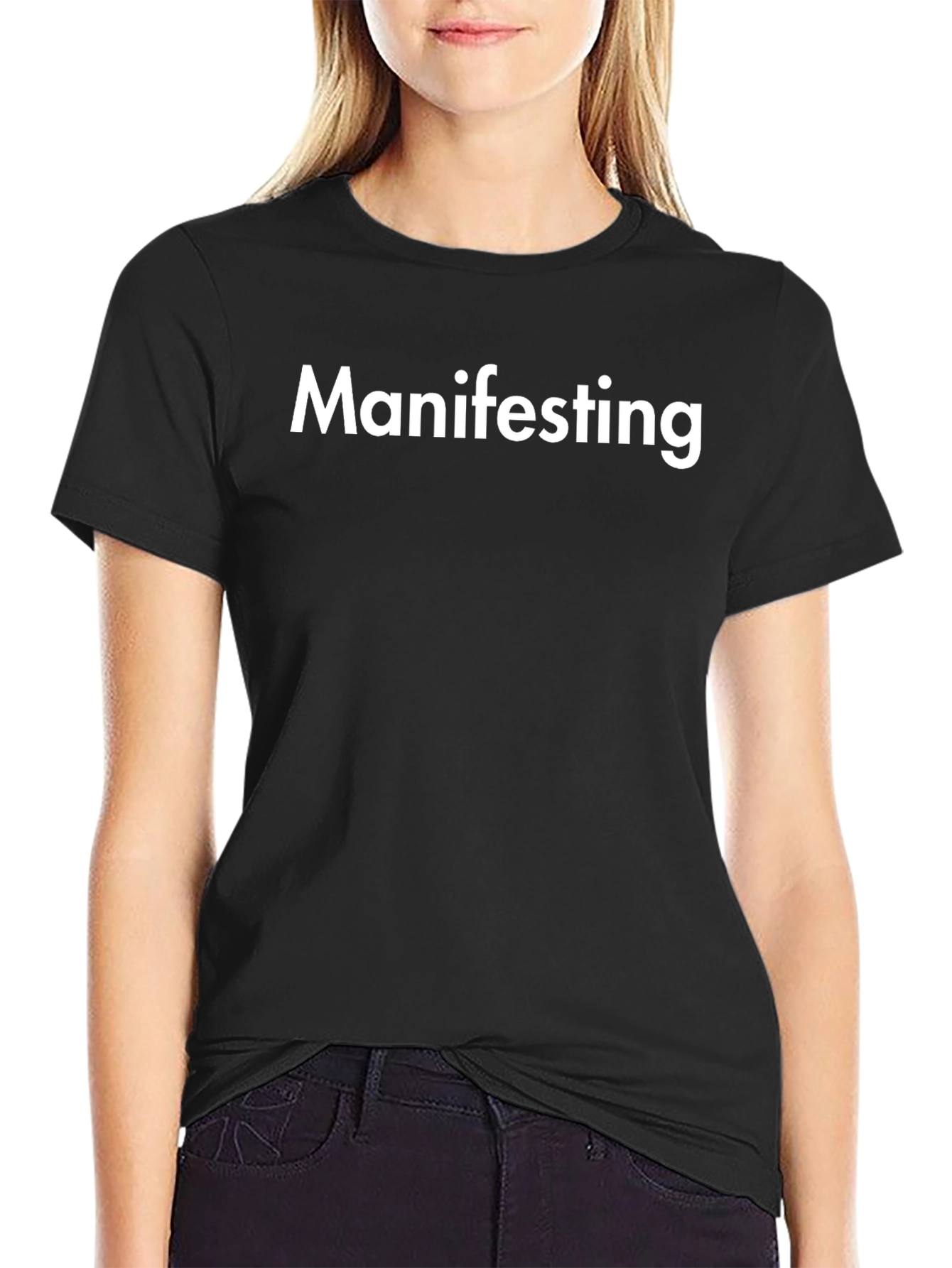 Manifesting Black T-Shirt