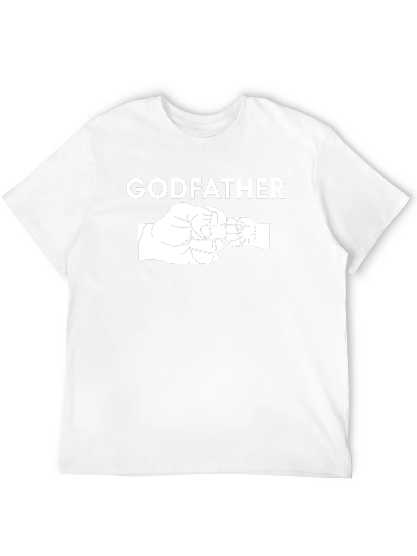 Godfather Fist Bump Graphic T-Shirt - Black
