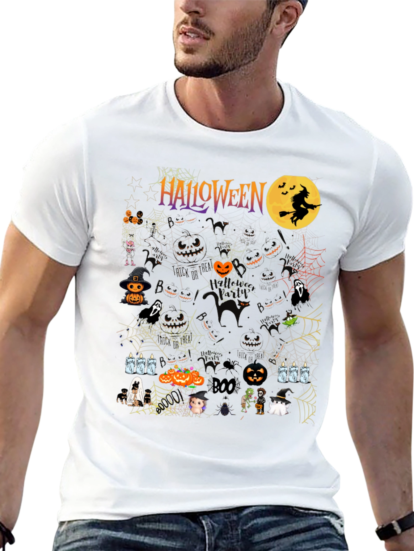 Halloween Graphic Print Tee