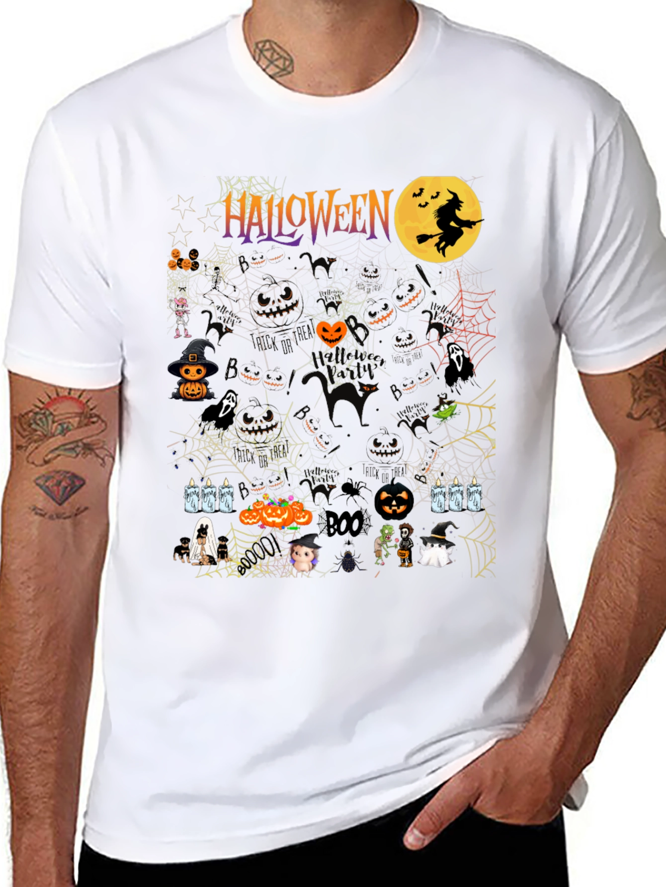 Halloween Graphic Print Tee