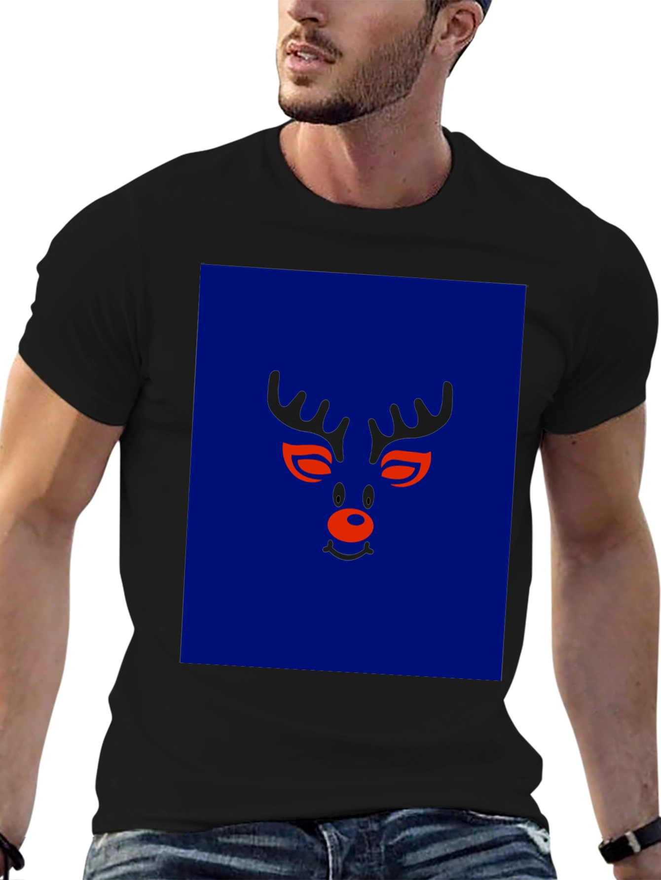 Rudolph Graphic T-Shirt - Festive Holiday Apparel