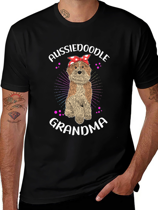 Aussiedoodle Grandma T-Shirt - Dog Lover Tee