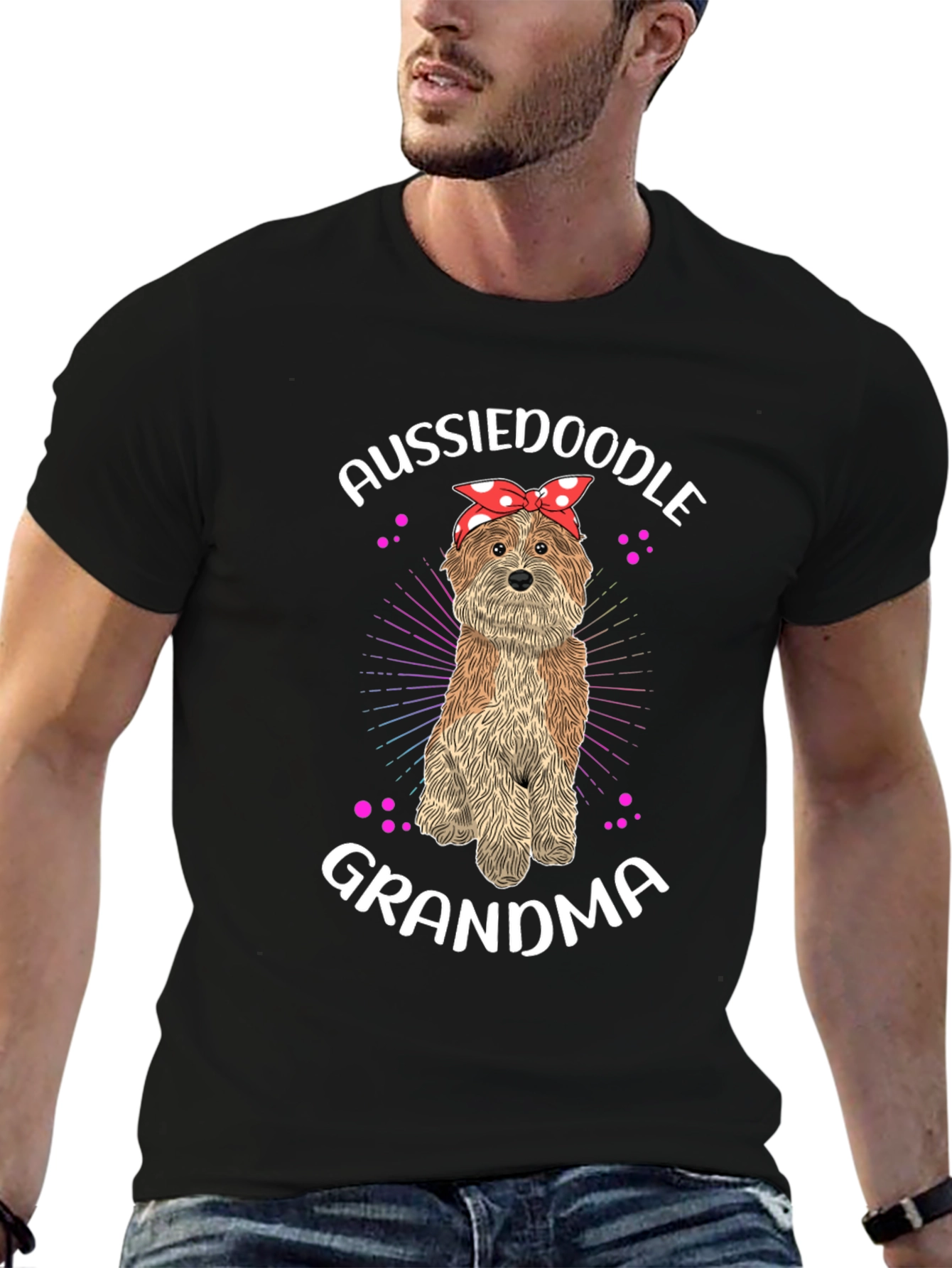 Aussiedoodle Grandma T-Shirt - Dog Lover Tee