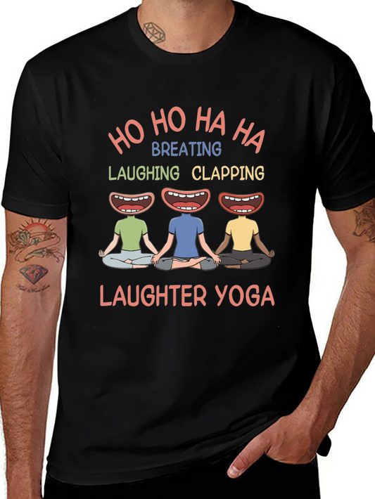 Laughter Yoga T-Shirt - Ho Ho Ha Ha Breathing Tee
