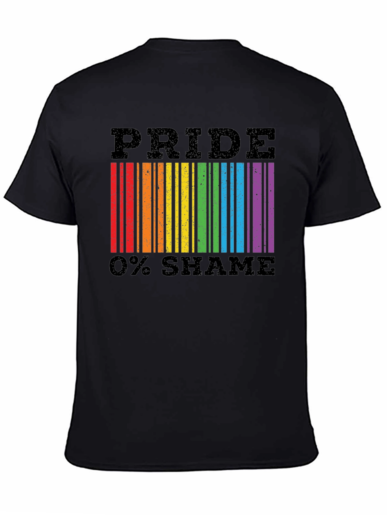 Pride 0% Shame Barcode T-Shirt
