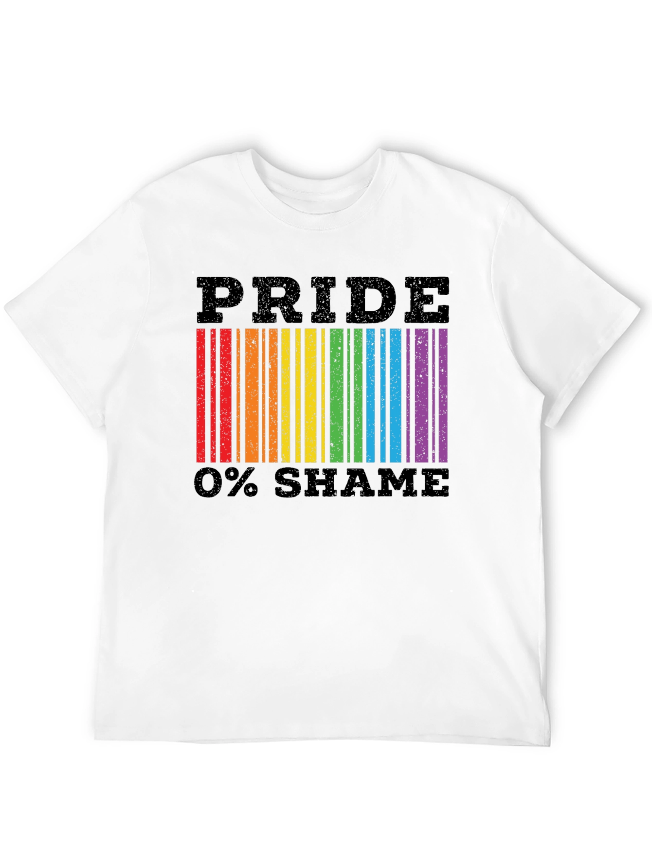 Pride 0% Shame Barcode T-Shirt