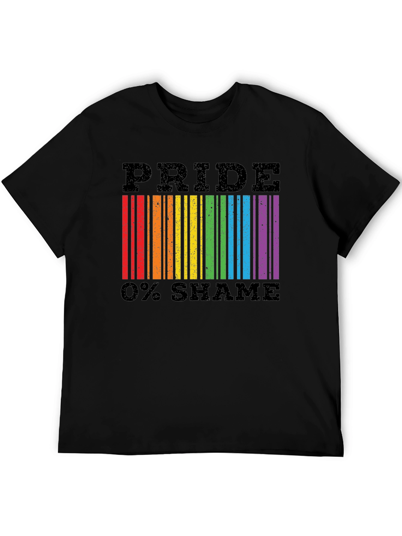 Pride 0% Shame Barcode T-Shirt