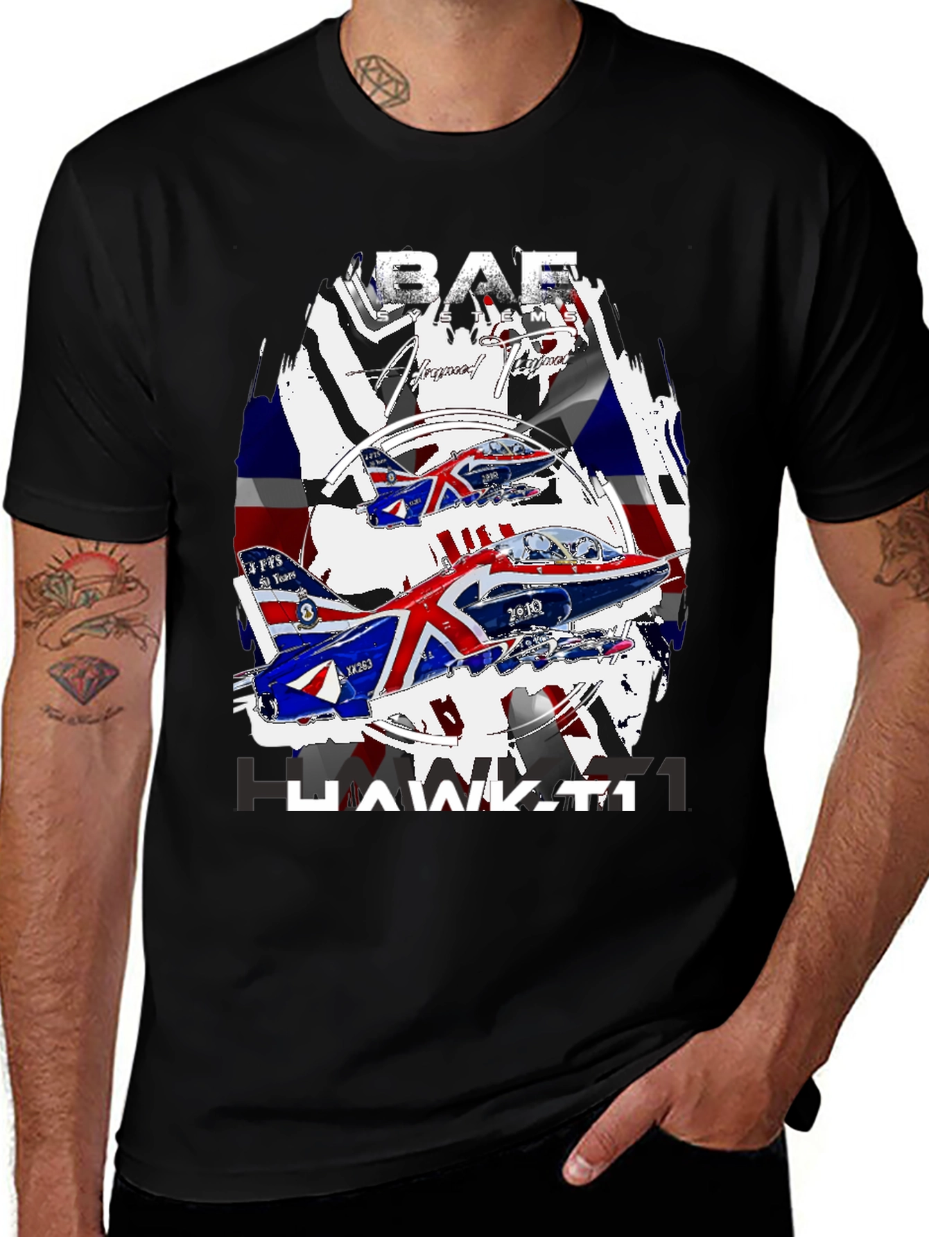 BAE Hawk T1 Jet Graphic T-Shirt