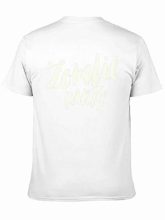 Zombie Party Black T-Shirt