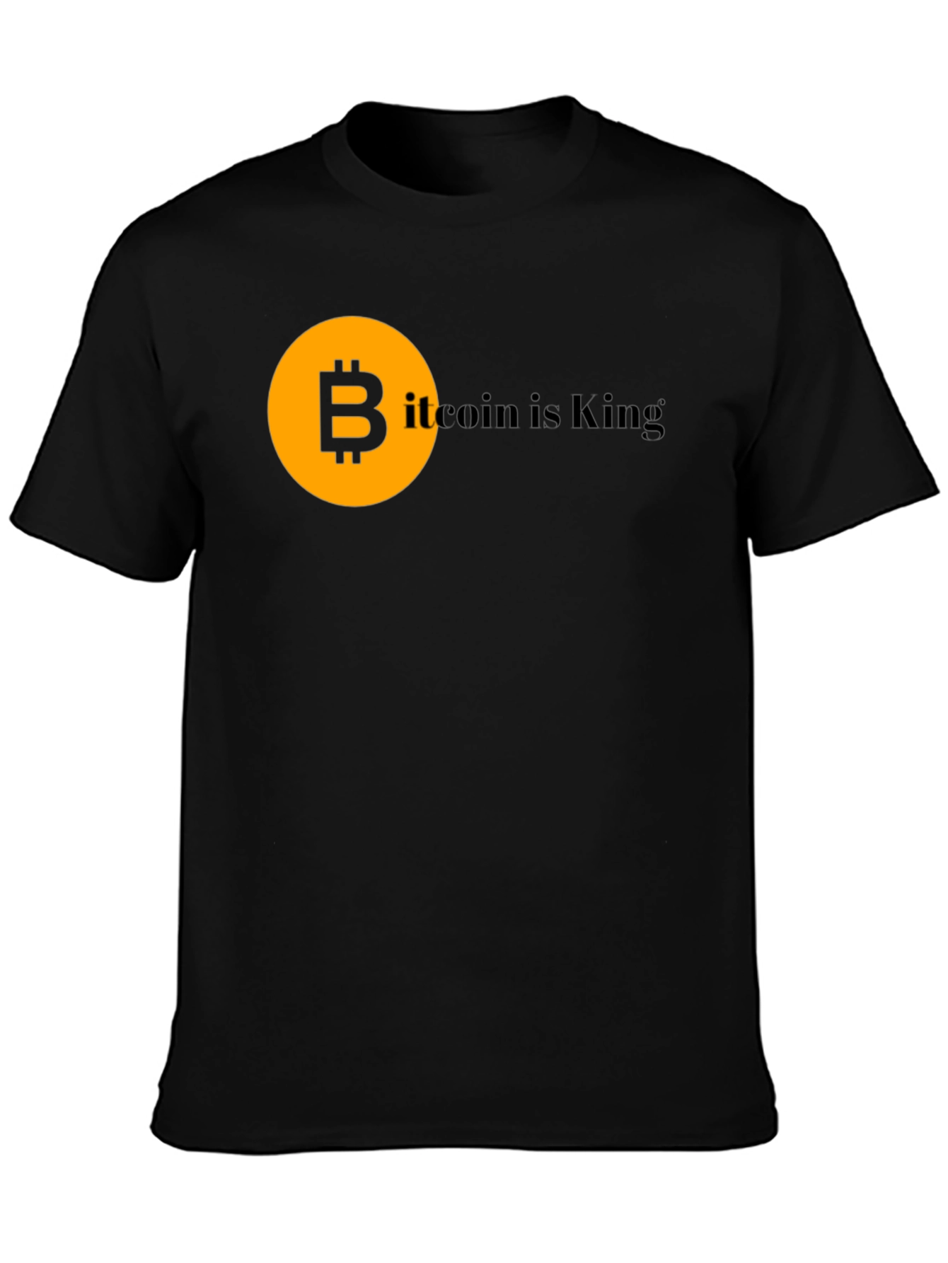 Bitcoin is King Graphic Tee - Crypto T-Shirt