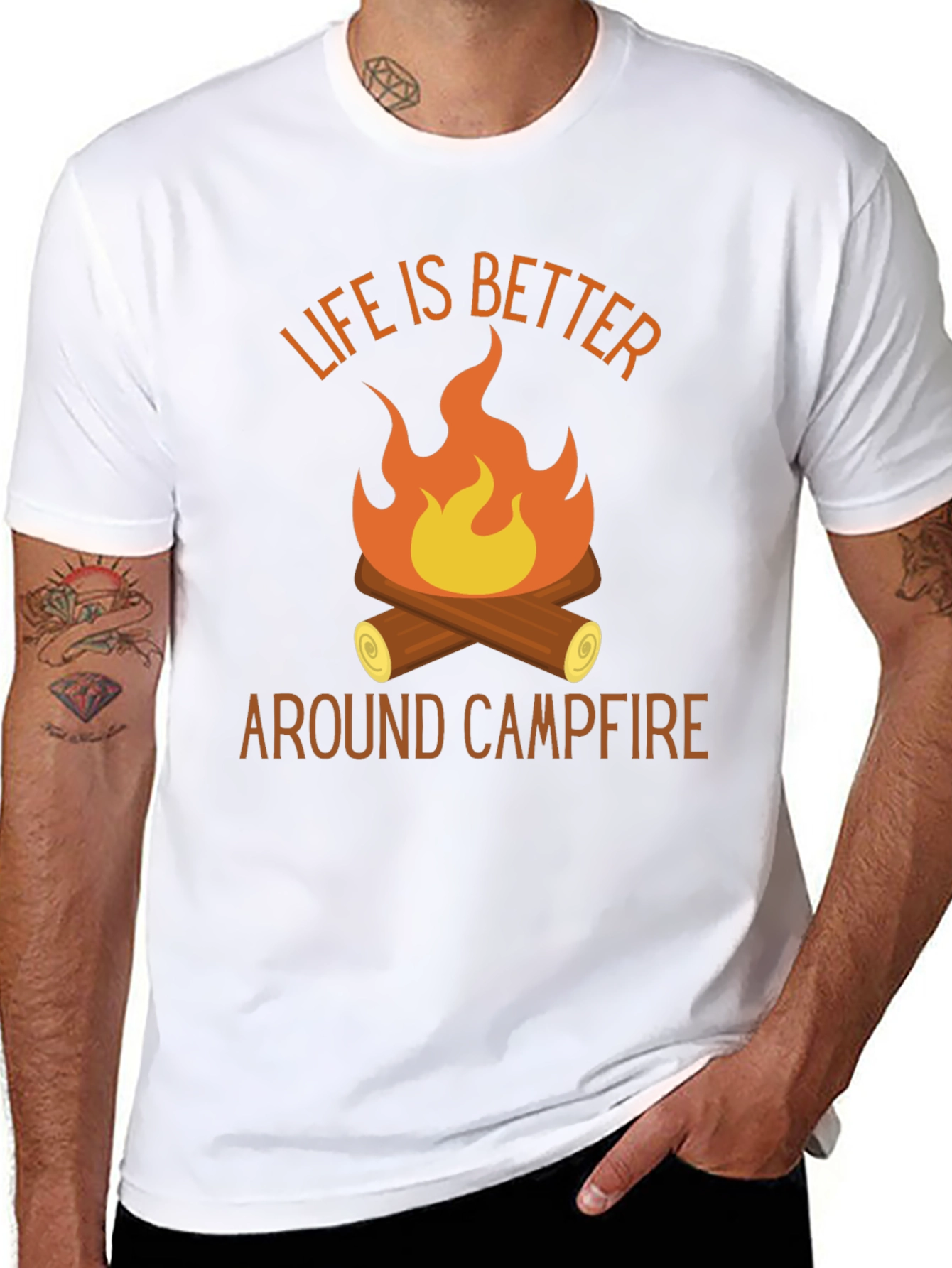 Life Is Better Around Campfire Graphic Tee