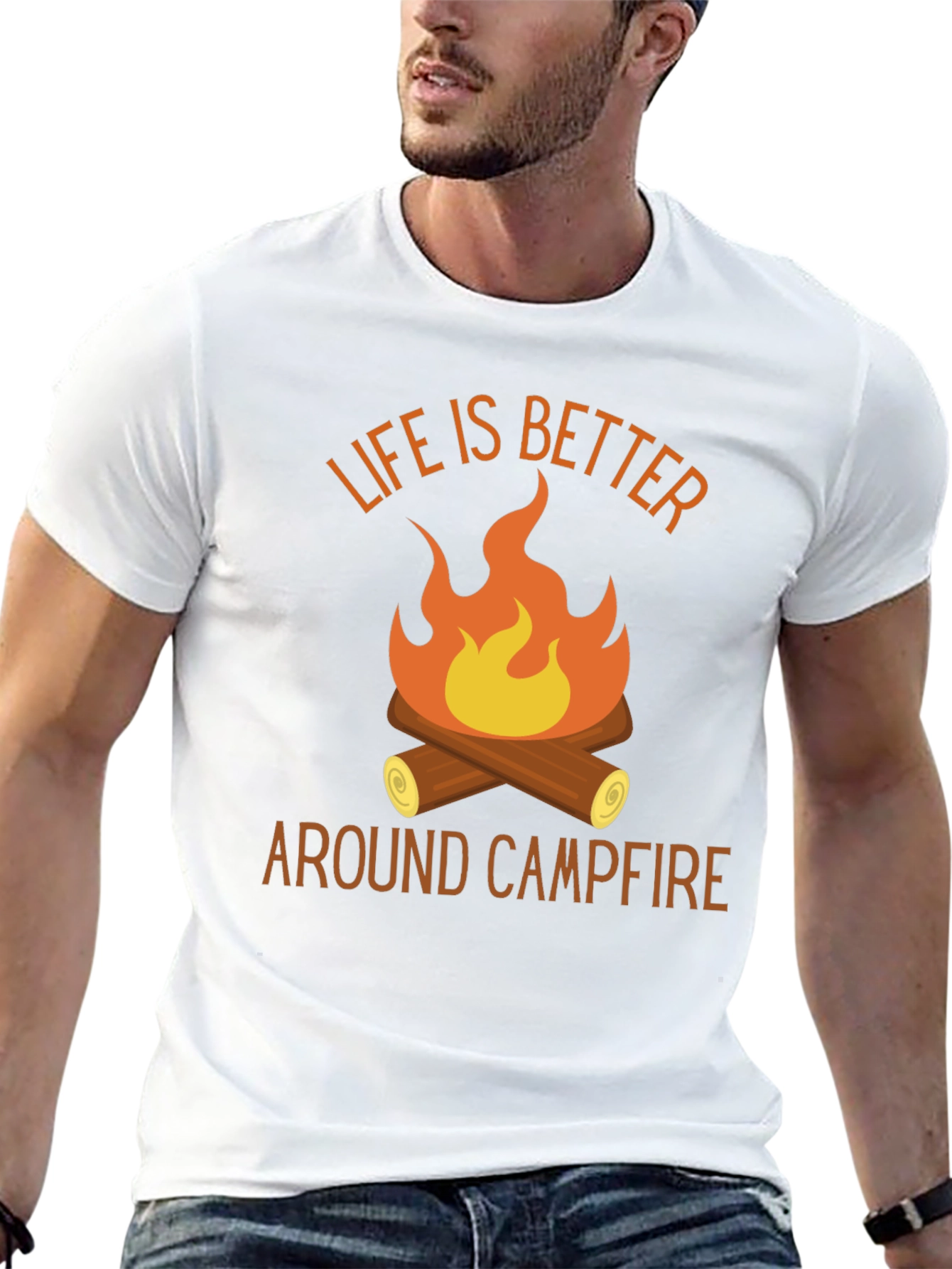 Life Is Better Around Campfire Graphic Tee