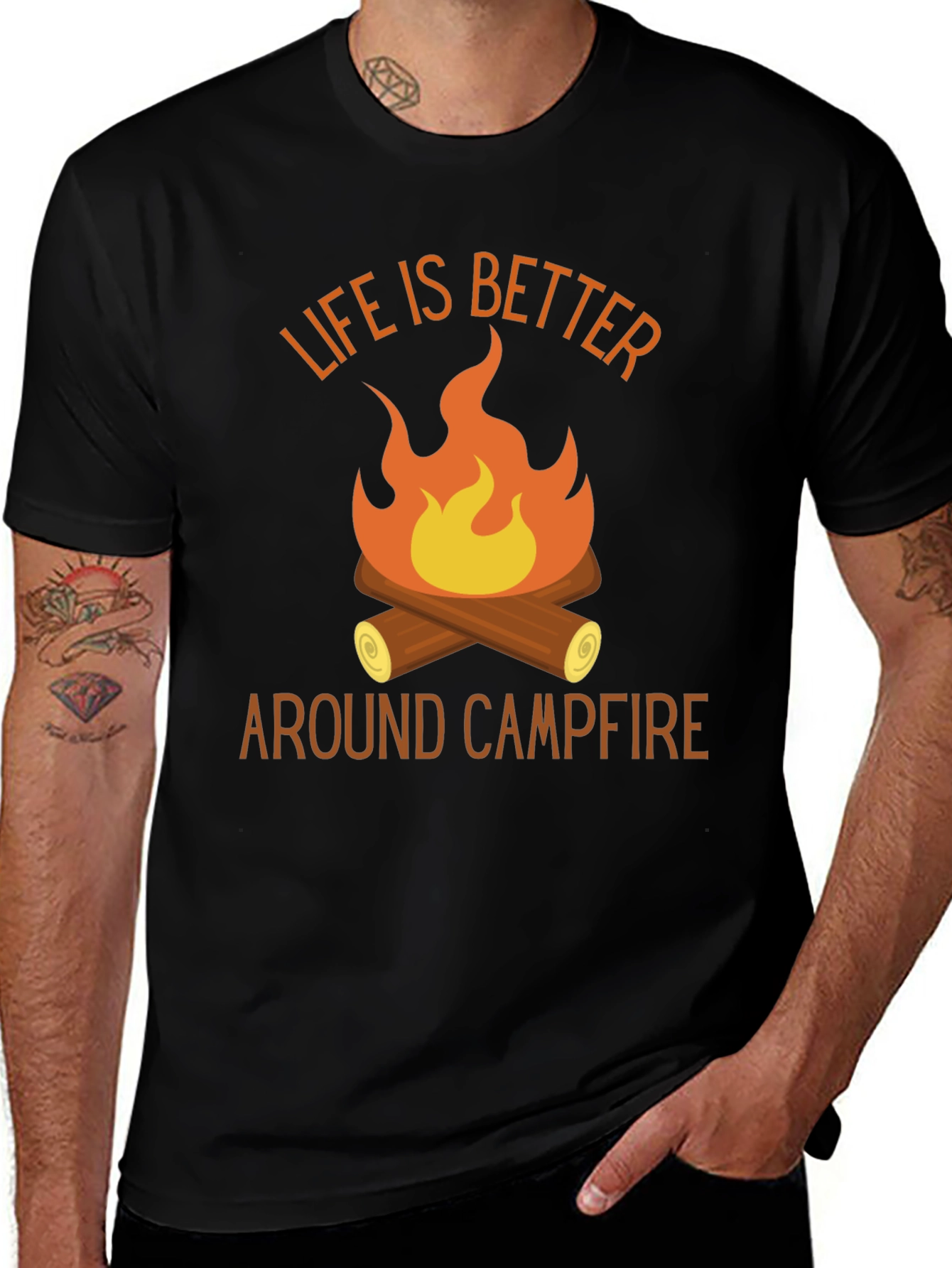 Life Is Better Around Campfire Graphic Tee