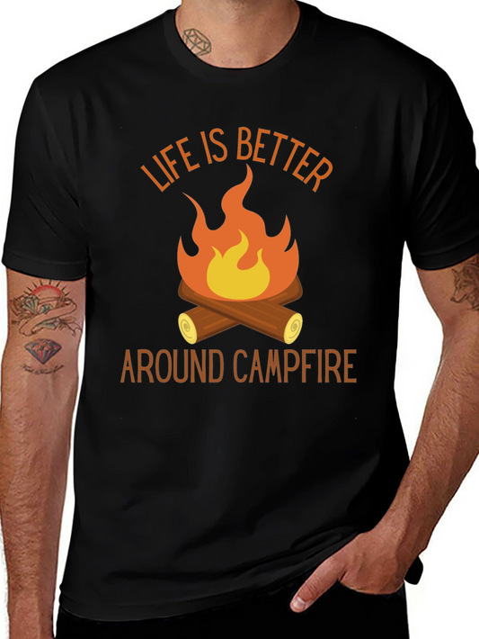 Life Is Better Around Campfire Graphic Tee