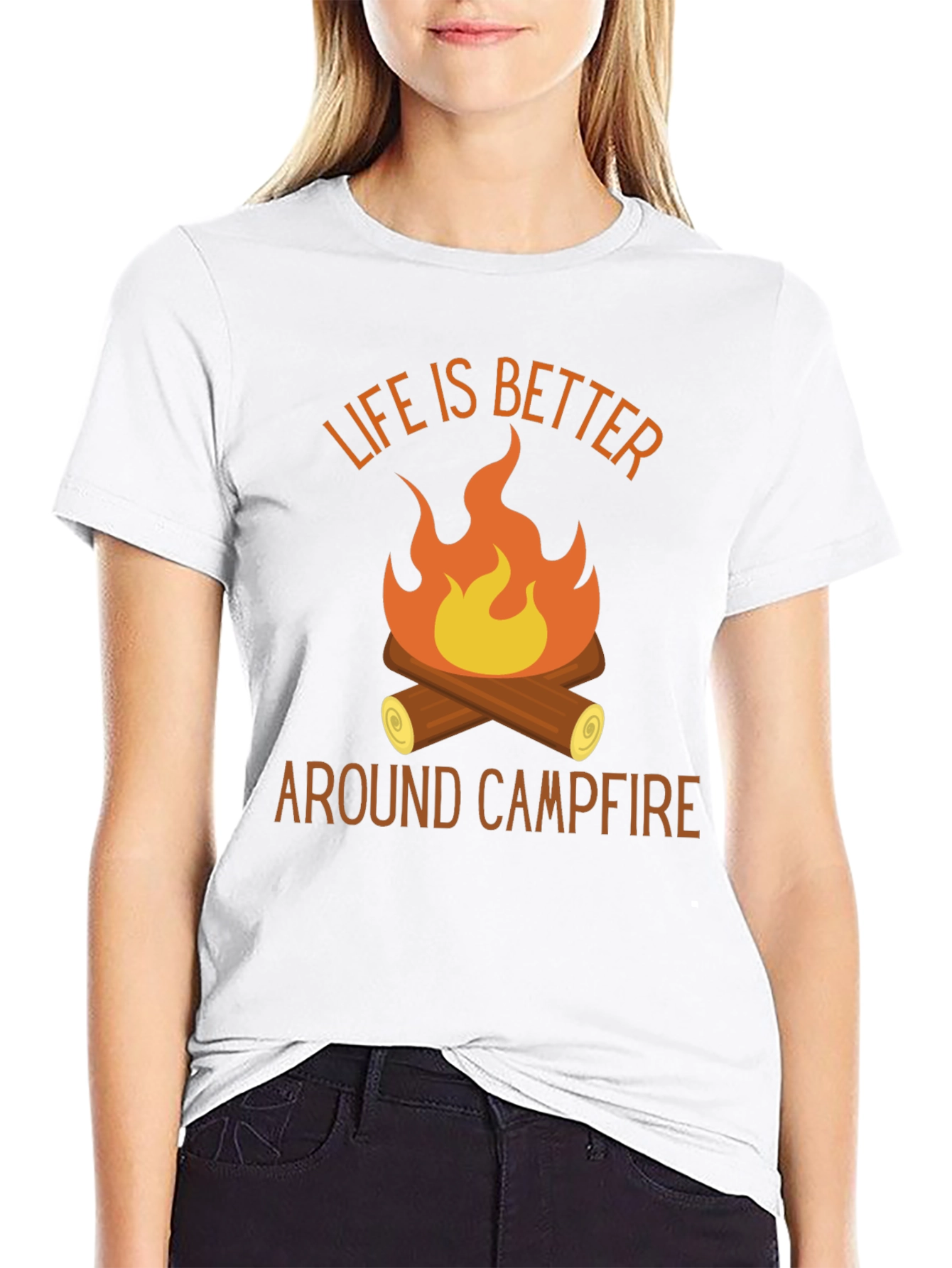 Life Is Better Around Campfire Graphic Tee