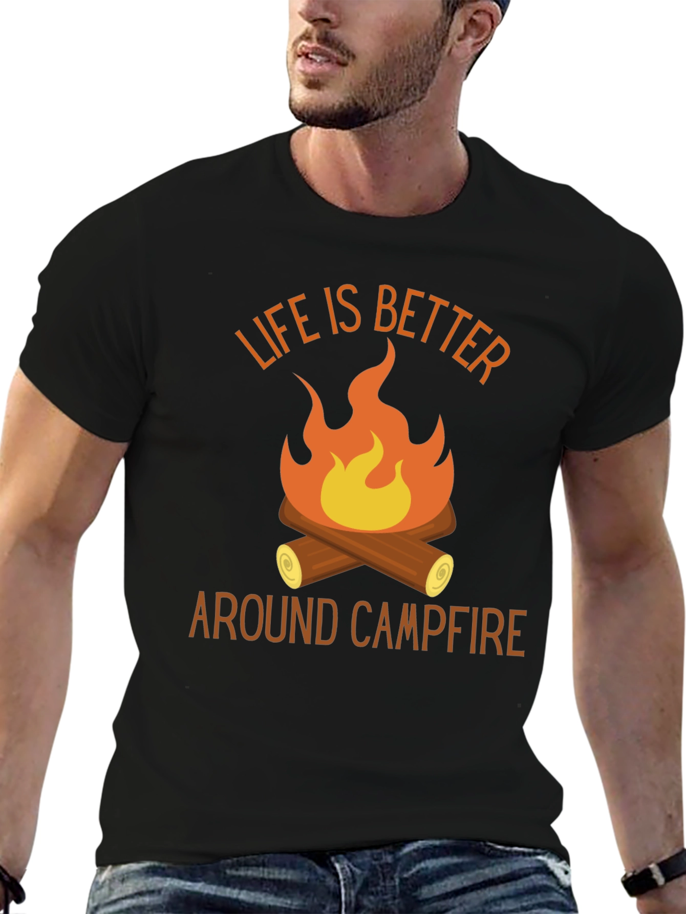 Life Is Better Around Campfire Graphic Tee
