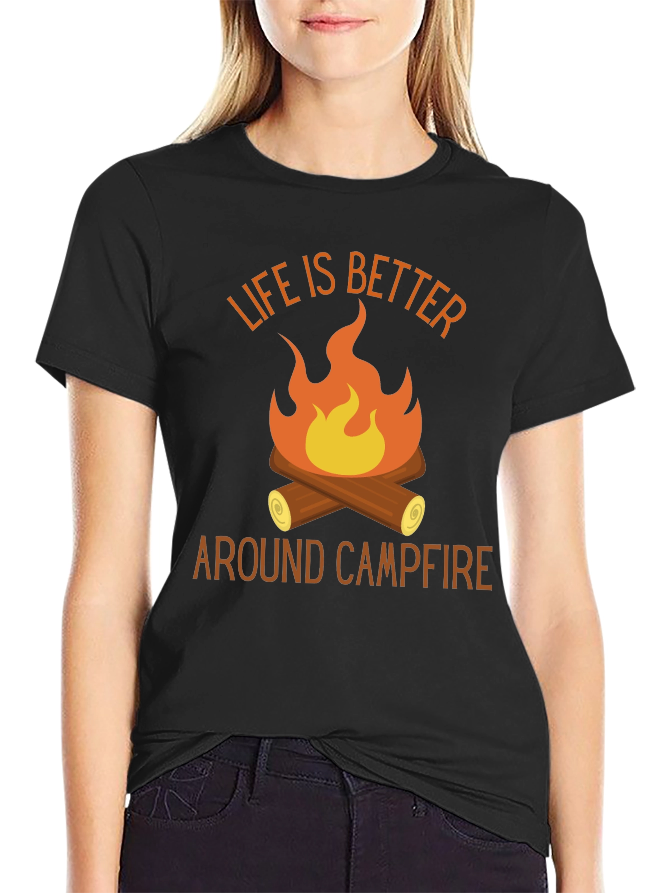 Life Is Better Around Campfire Graphic Tee