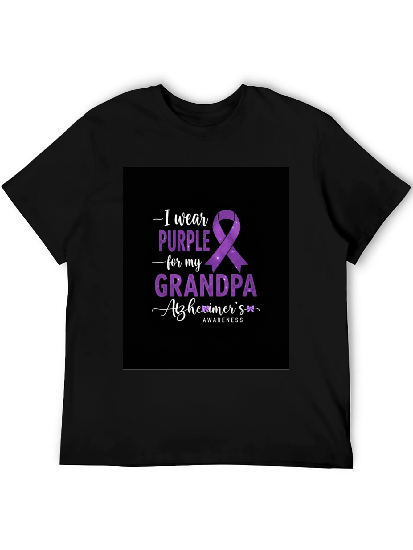 Purple Alzheimers Awareness T-Shirt