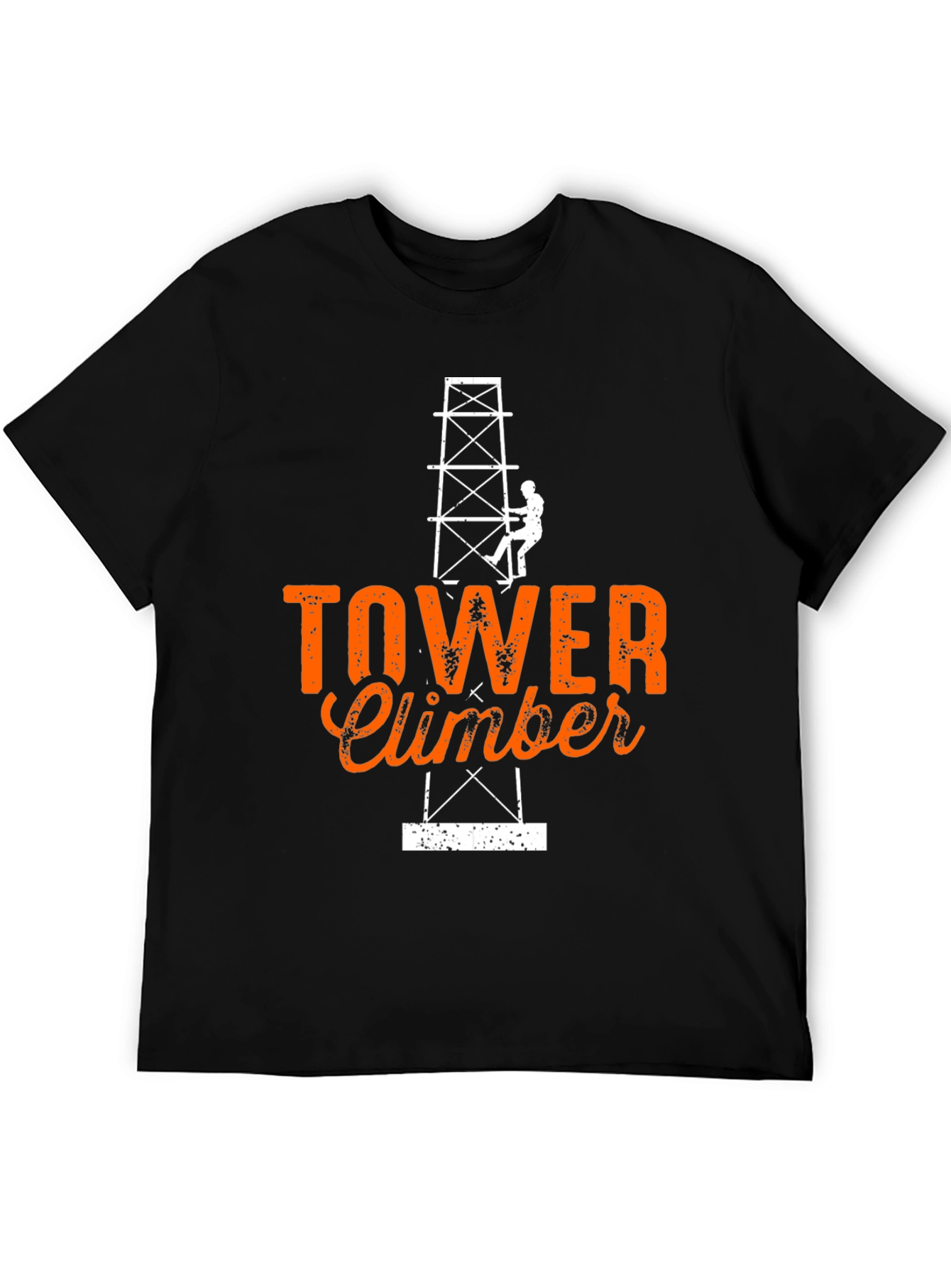 Tower Climber Graphic Tee - Black