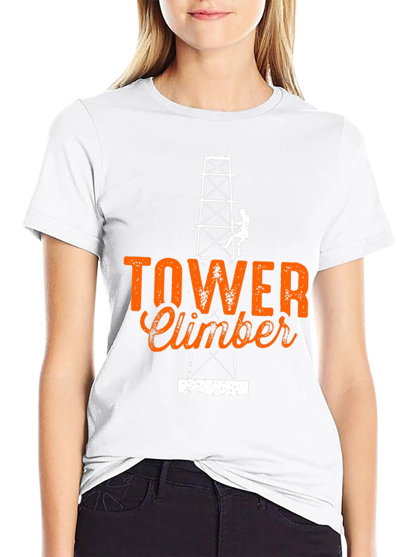 Tower Climber Graphic Tee - Black