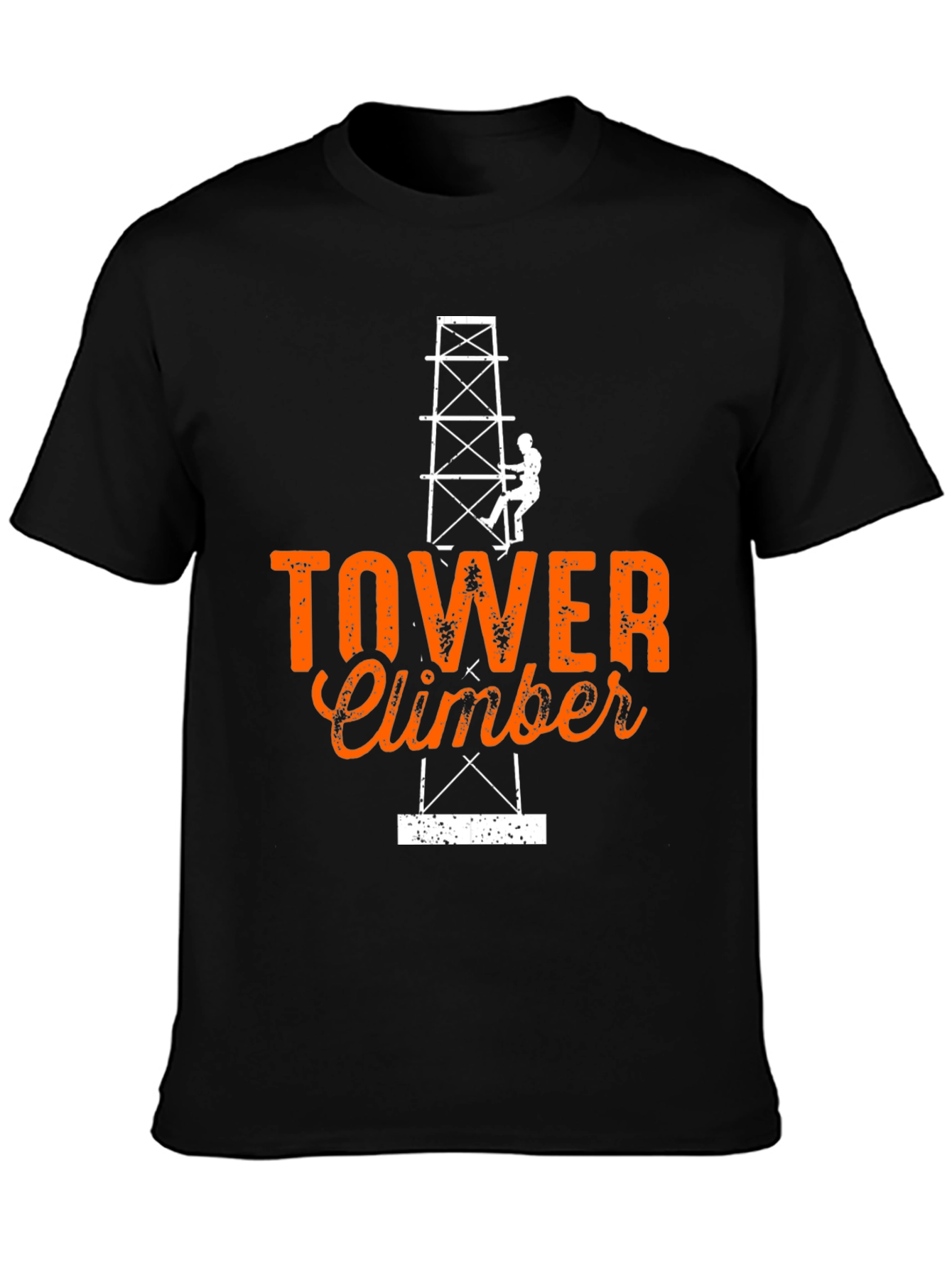 Tower Climber Graphic Tee - Black