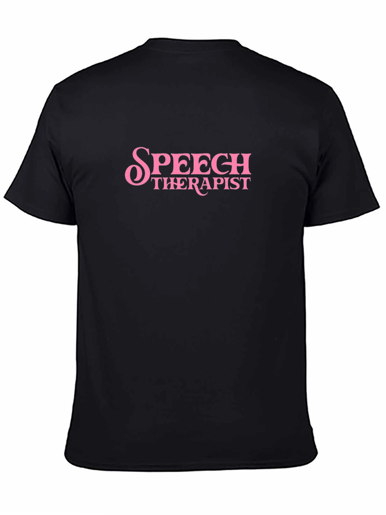Speech Therapist T-Shirt Pink Text Funny SLP Gift