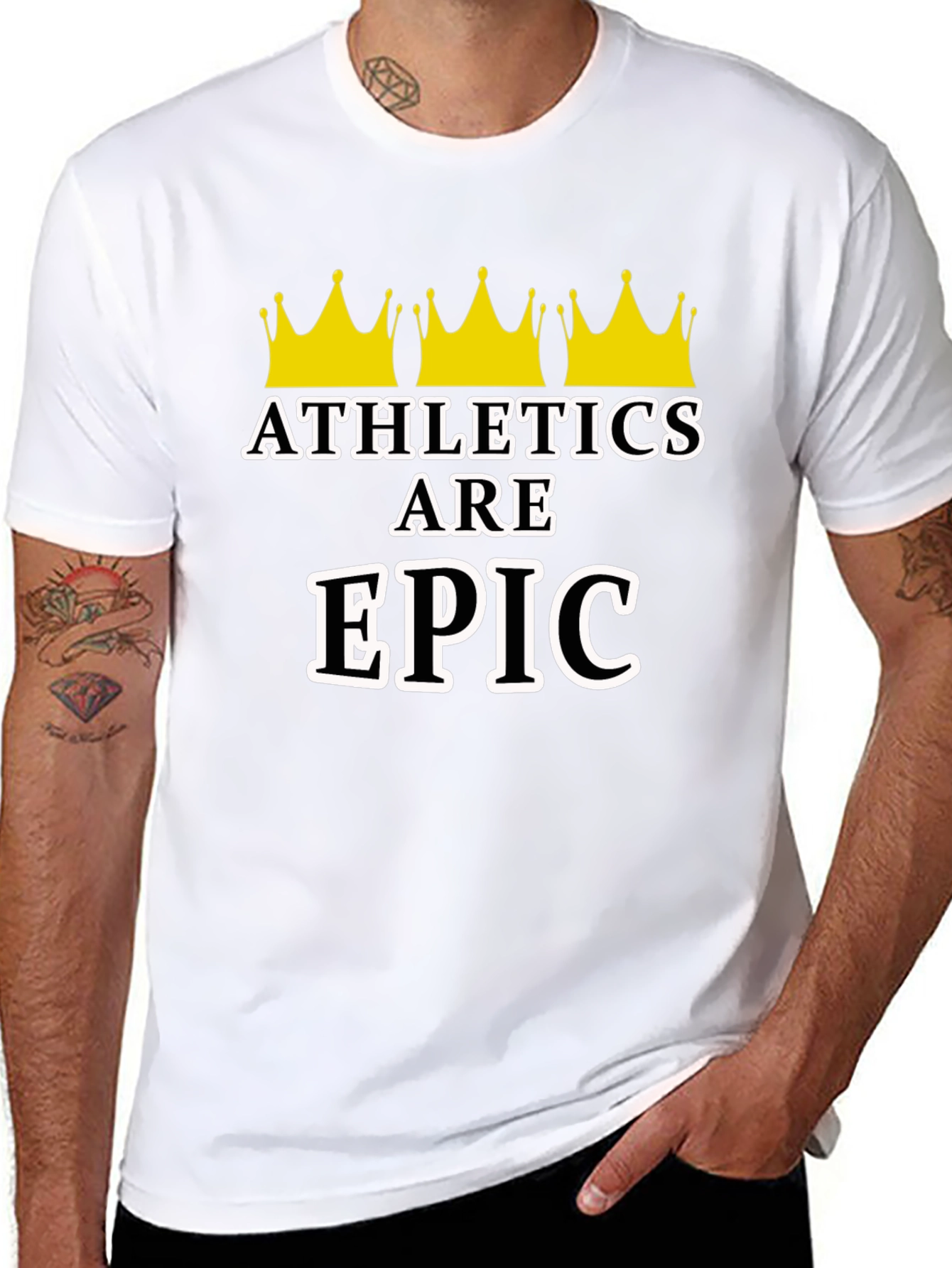 Athletes Are Epic T-Shirt with Crowns